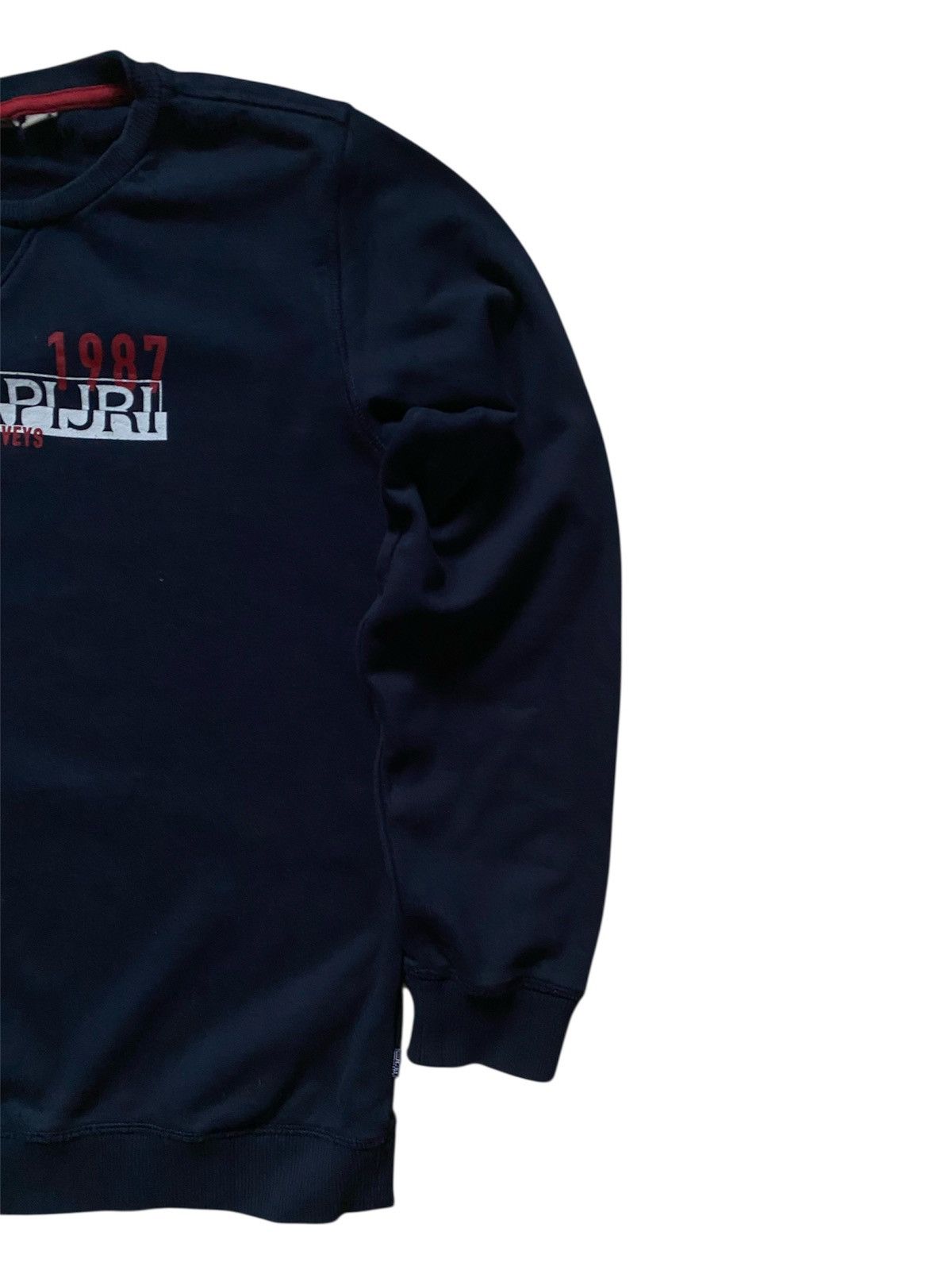 Napapijri × Vintage Napapijiri Sweashirt Big Logo Streetwear Size US M / EU 48-50 / 2 - 3 Thumbnail