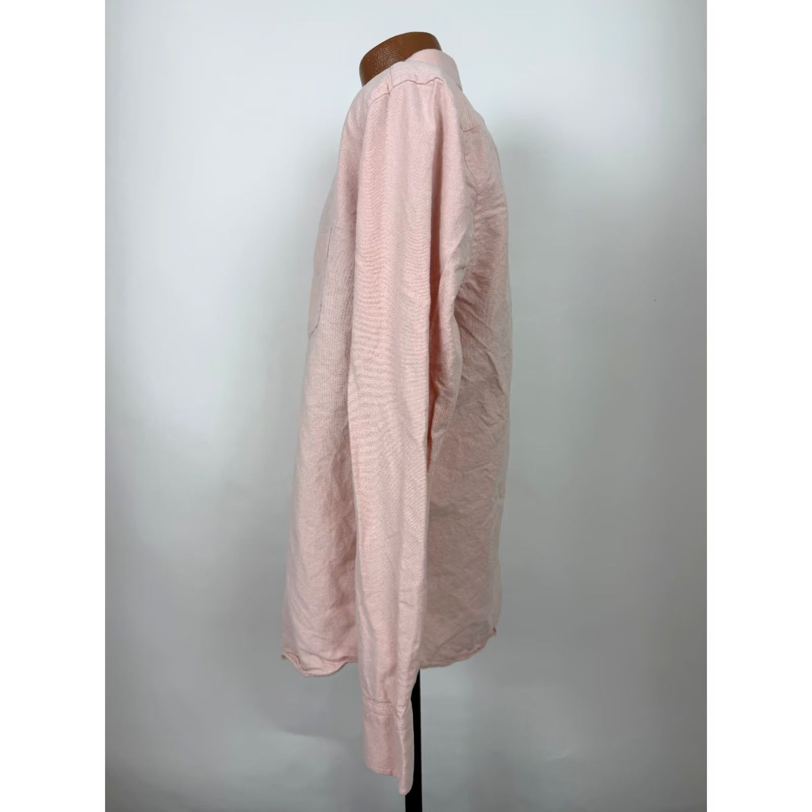 UNTUCKit UNTUCKit Shirt Men XL Slim Fit Oxford Shirt Button-Up Light Pink Casual Cotton Solid Size US XL / EU 56 / 4 - 7 Thumbnail