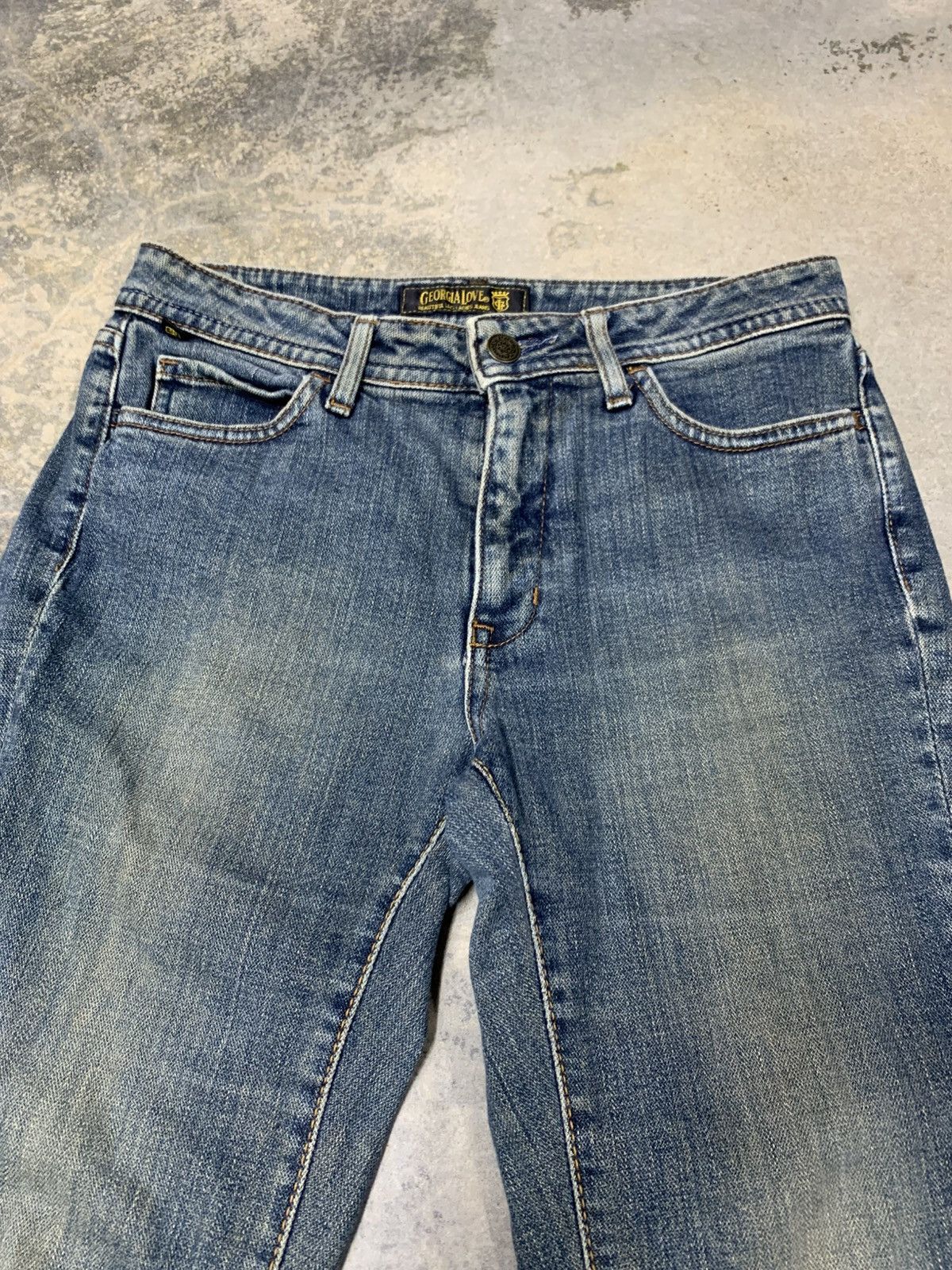 Japanese Brand × Vintage Flare jean Georgia Love ladies jean Size 27" / US 4 / IT 40 - 4 Thumbnail