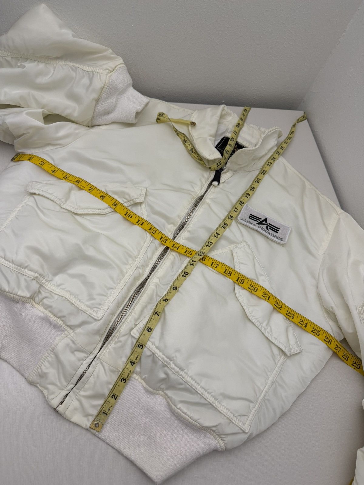 Alpha Industries Vintage 90s Alpha Industries Bomber Jacket XL Nylon CWU-45 Size US XL / EU 56 / 4 - 8 Thumbnail