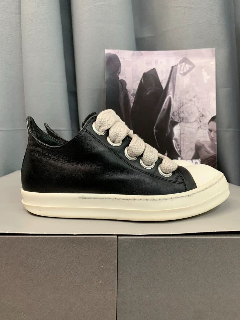 Rick Owens Rick Owens low-top wide shoelace leather deck shoes Size US 7 / EU 40 - 1 Thumbnail