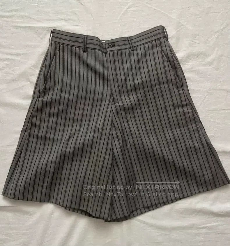 Comme des Garcons Comme Des Garcons size XS Gray Striped Bermuda Shorts Size 23" - 1 Thumbnail