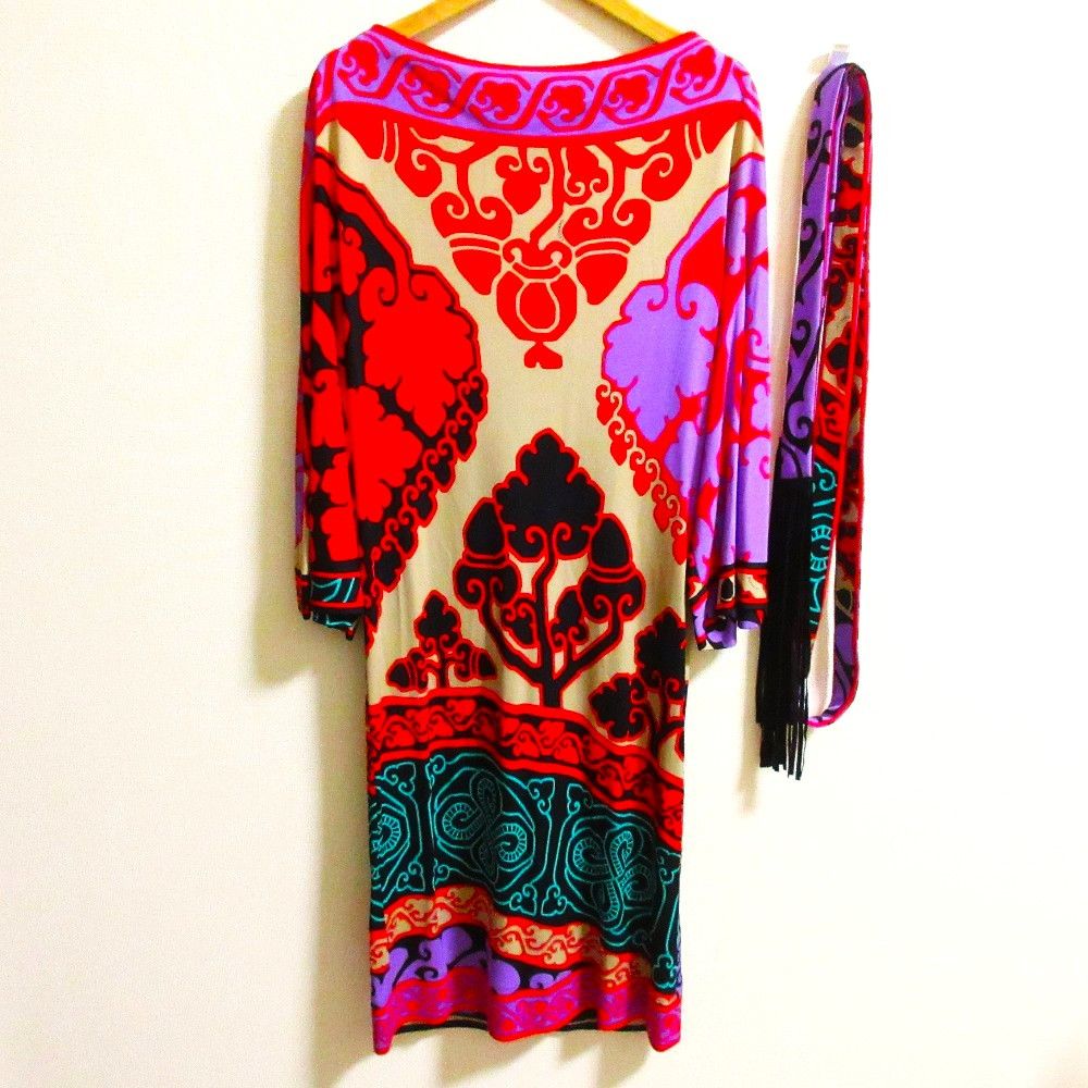Other Other LEONARD PARIS Dress Silk Dress Others Dresses DUTY FREE for USA Size ONE SIZE - 1 Thumbnail