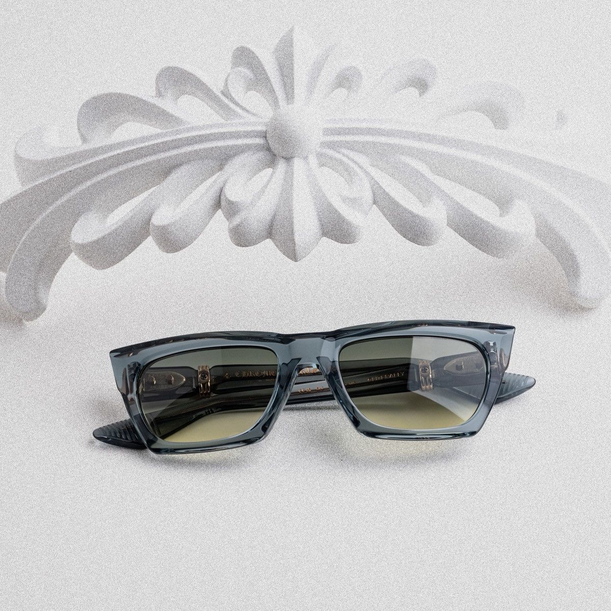 Chrome Hearts CHROME HEARTS CLITERALLY SLATED SUNGLASSES Size ONE SIZE - 6 Thumbnail