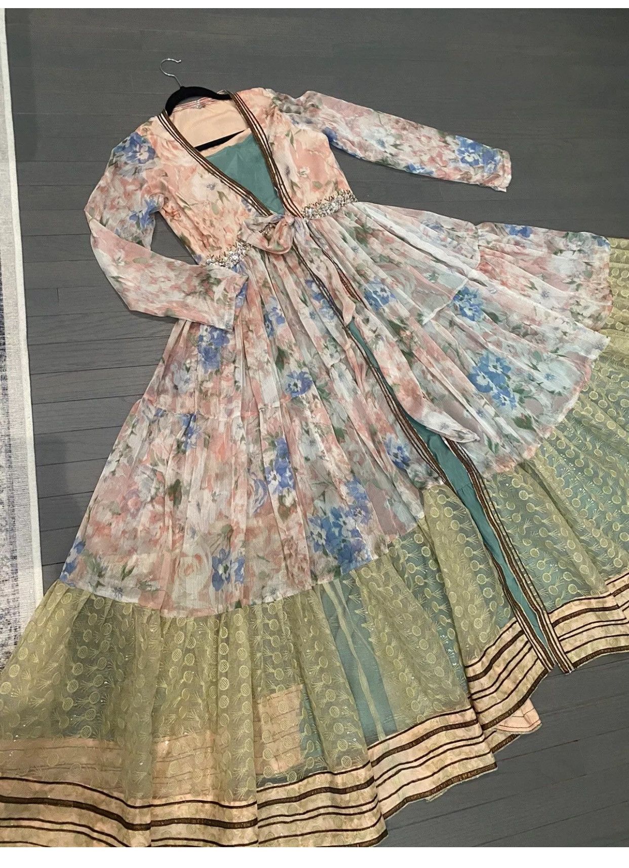 Other indian pakistani Double Part Maxi Dress Size M / US 6-8 / IT 42-44 - 3 Thumbnail