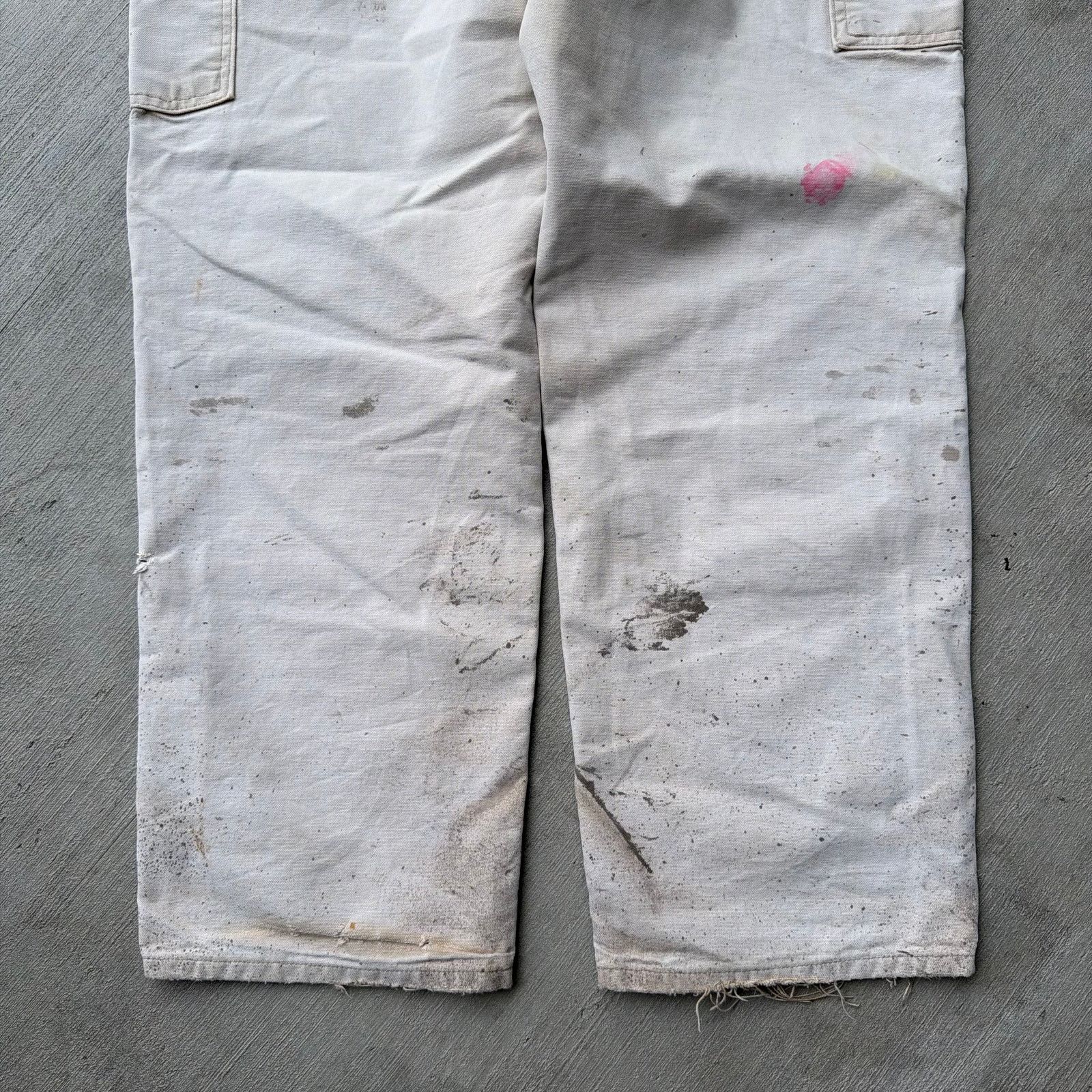 Carhartt × Vintage Carhartt FADED brown double knee work wear carpenter pants Size US 36 / EU 52 - 7 Thumbnail