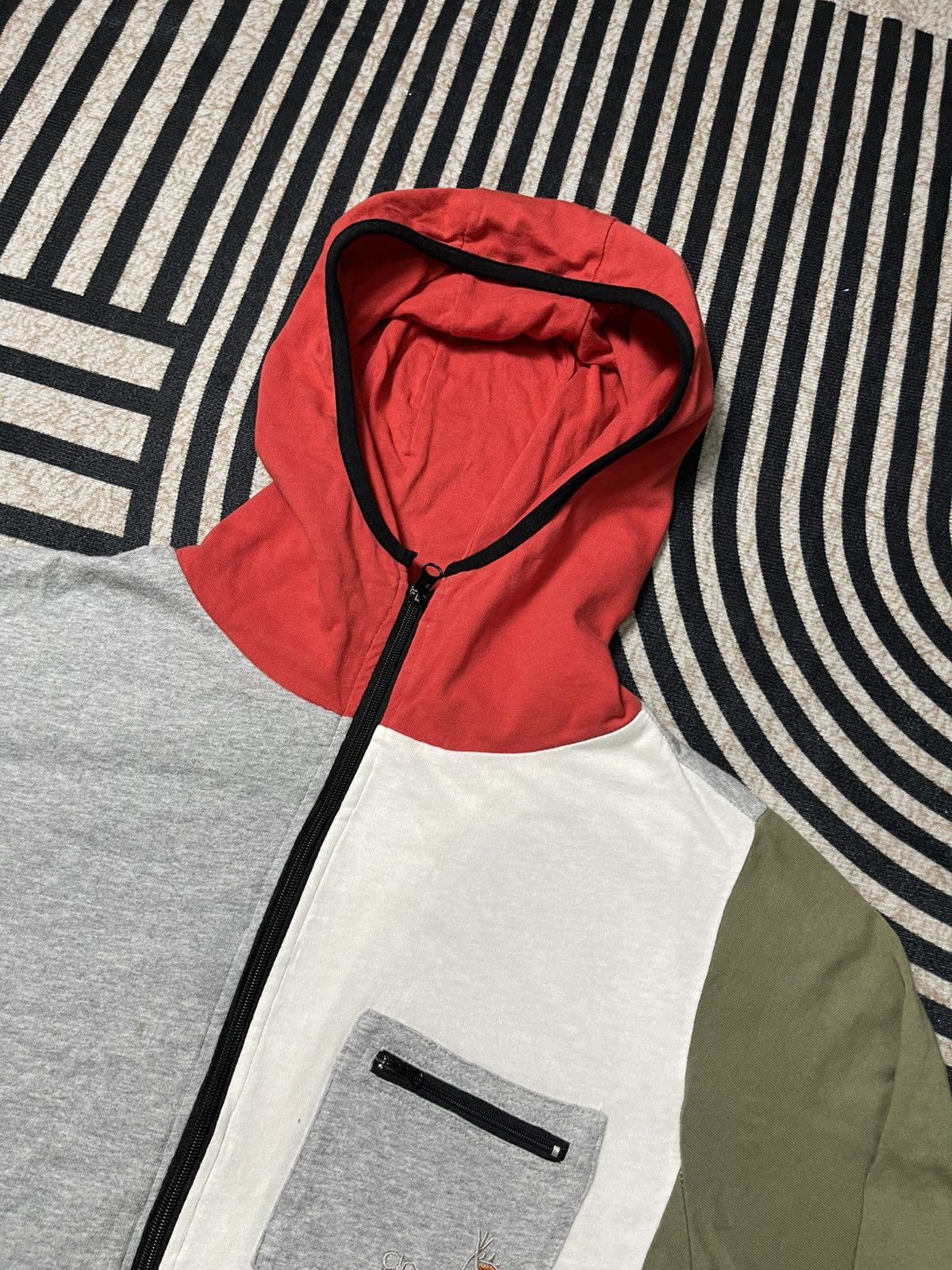 go slow caravan 2000s GO SLOW CARAVAN MULTI COLOUR ZIPPER HOODIE Size US M / EU 48-50 / 2 - 8 Thumbnail