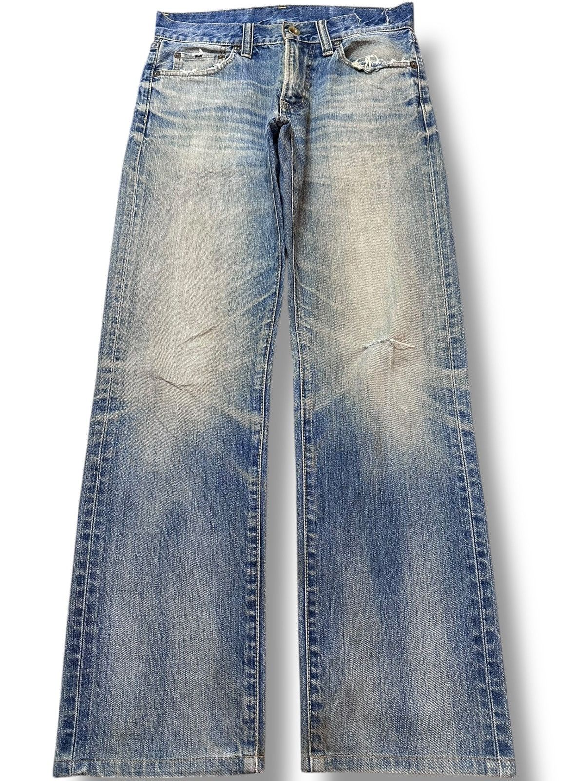 Alexander Wang × Uniqlo Vintage UJ Mudwash Straight Cut Denim Size US 29 - 1 Thumbnail