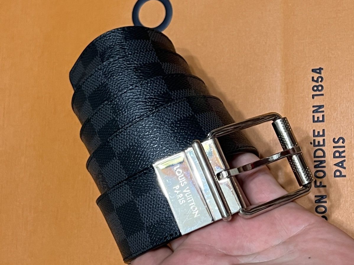 louis vuitton damier belt mens