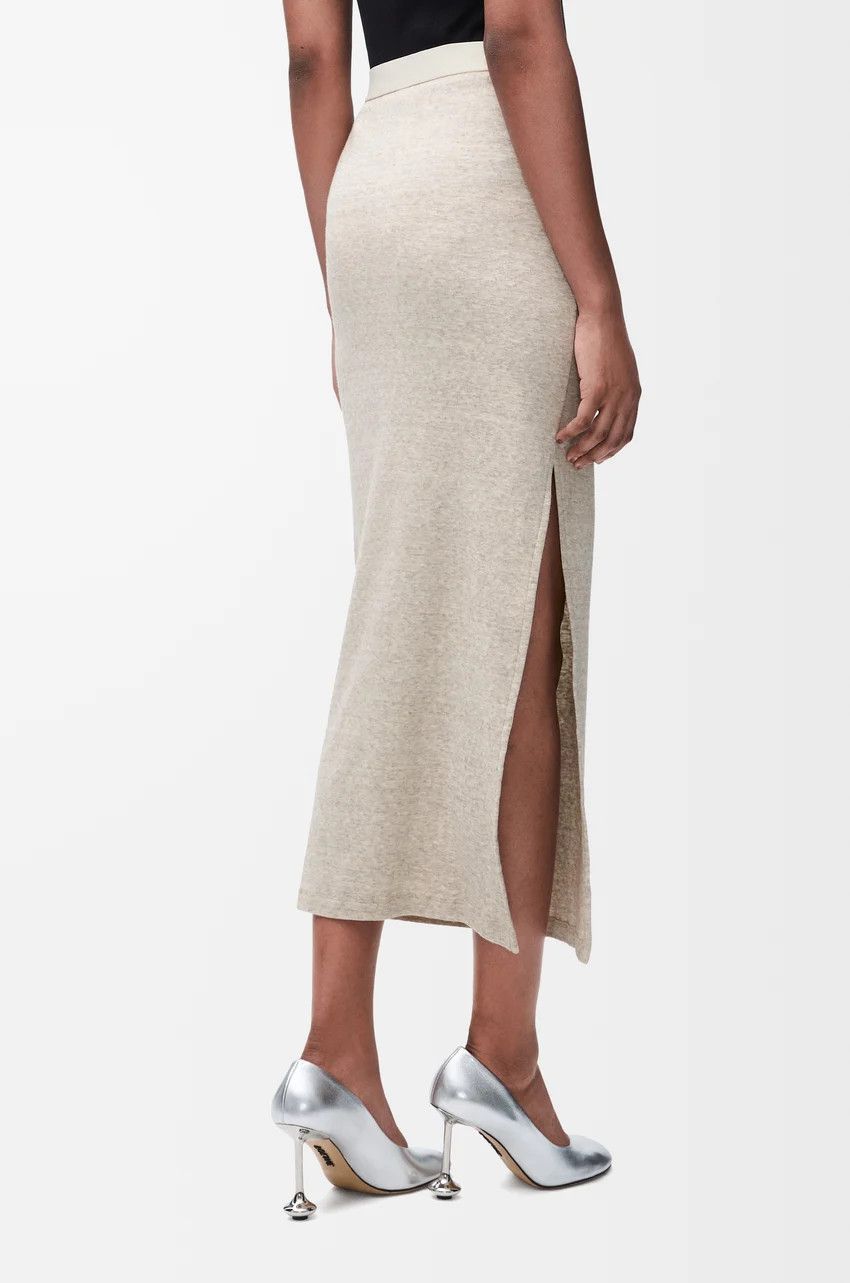Loewe o1loc1c0525 Skirts in Beige Size 28" / US 6 / IT 42 - 3 Thumbnail