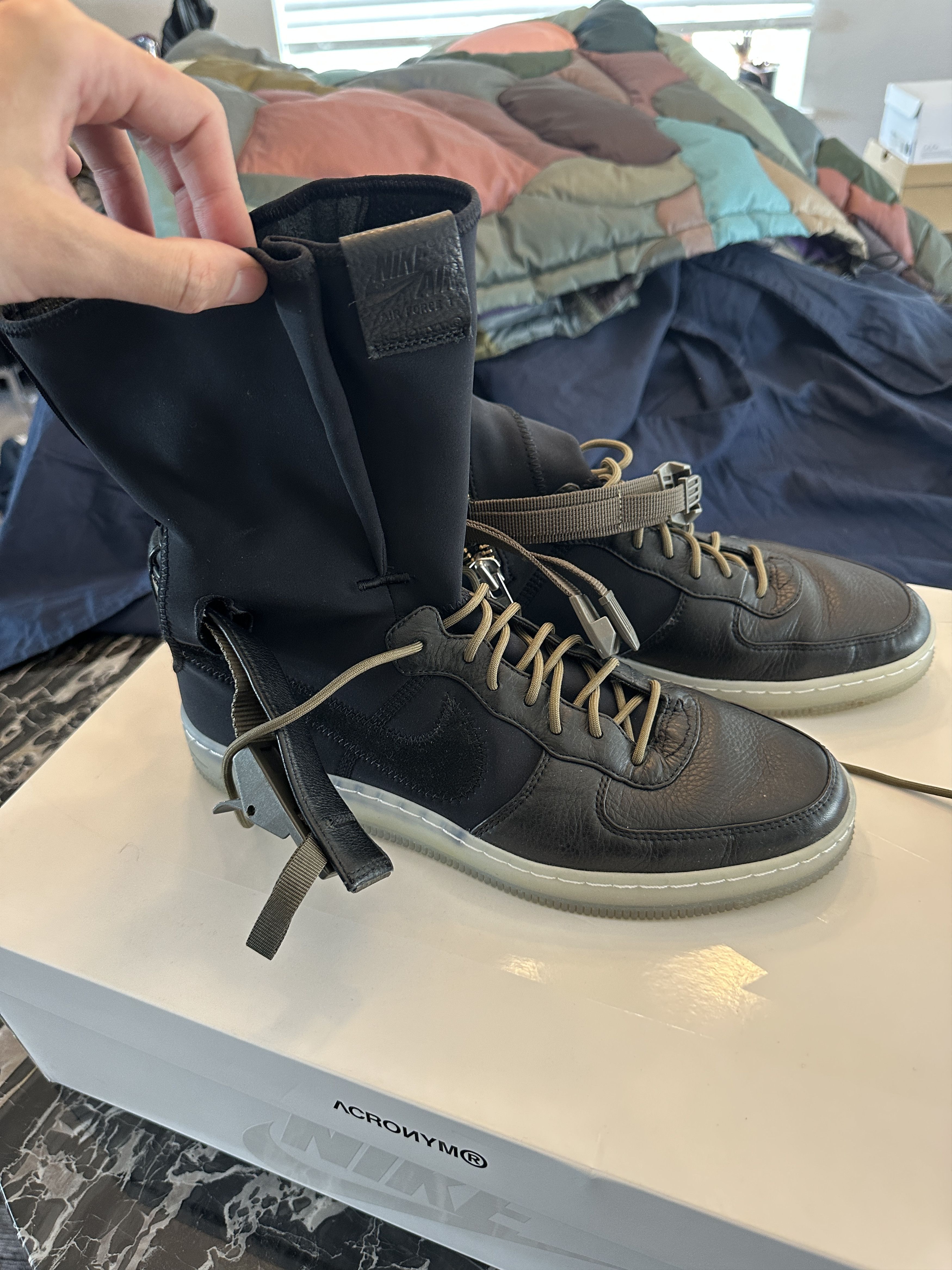 Acronym × Nike Nike Air Force 1 Downtown - High Top/Boot Size US 9.5 / EU 42-43 - 2 Thumbnail