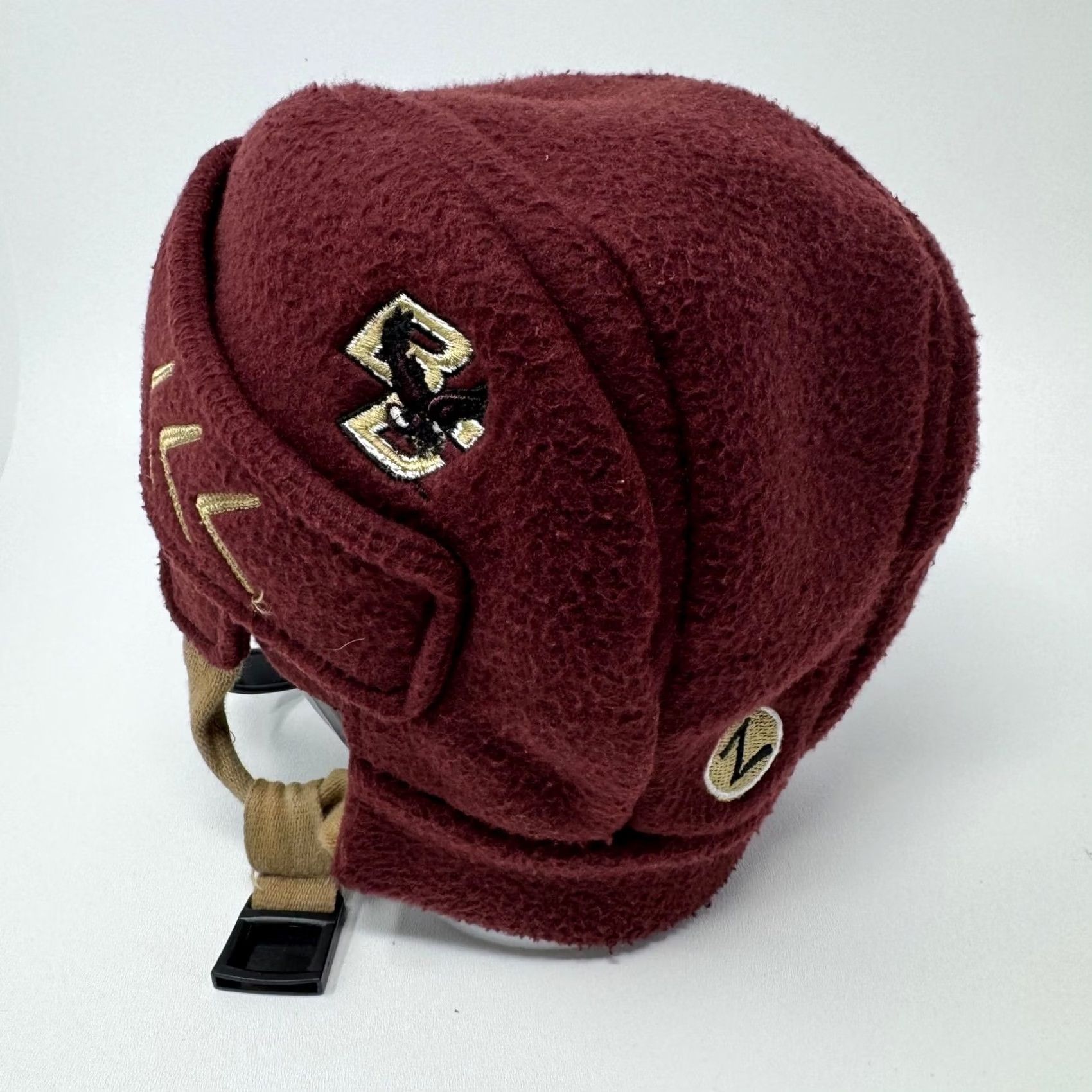 Zephyr Zephyr Boston College BC Eagles Hockey Helmet Fleece Trapper Hat Red Maroon Gold Solid Unisex Adults One Size Winter Fall Ear Flap Insulated Lined Size US M / EU 48-50 / 2 - 5 Thumbnail