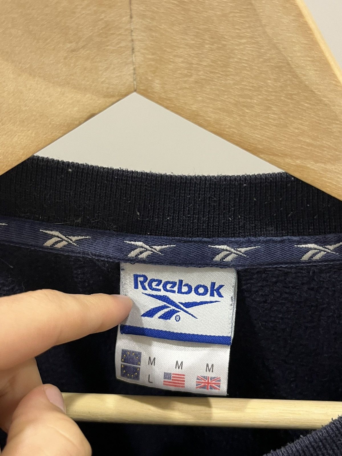Reebok Reebok Vintage Sweatshirt Big Logo Y2K Size US M / EU 48-50 / 2 - 4 Thumbnail