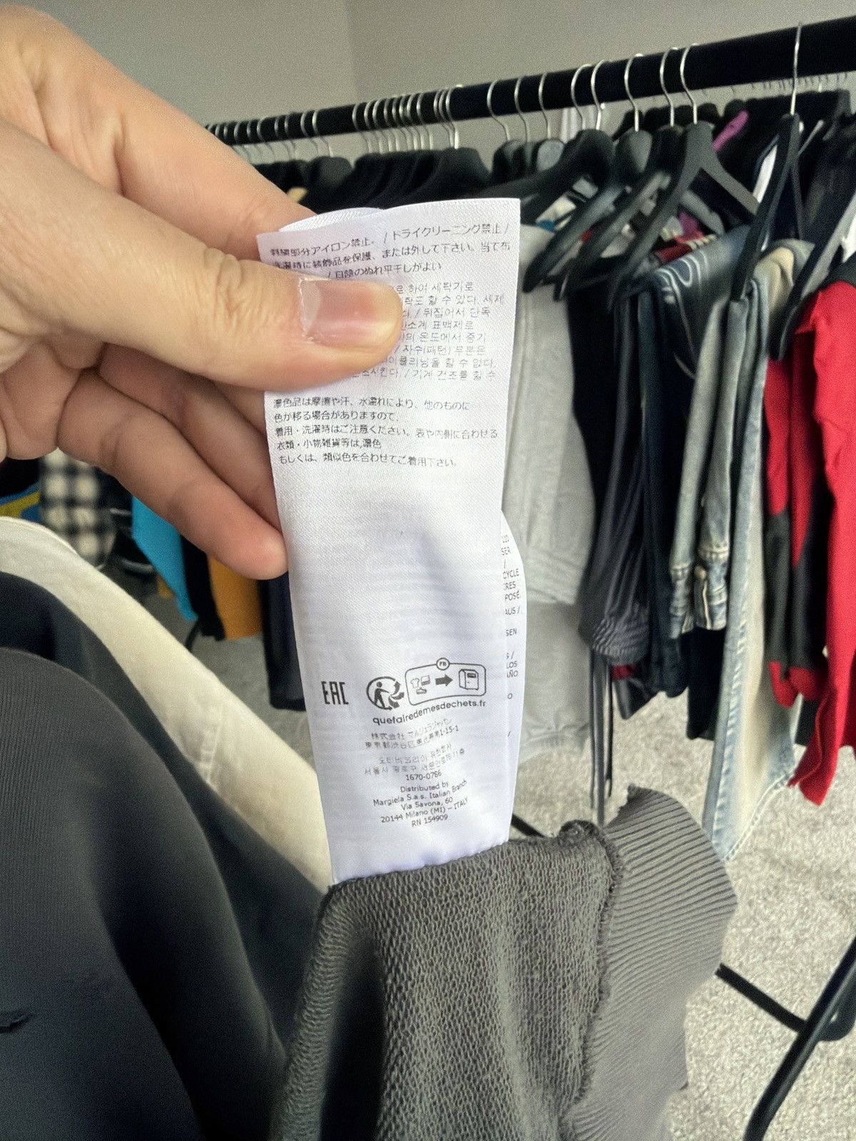 Maison Margiela Maison Margiela Numbers Hoodie Size US XL / EU 56 / 4 - 4 Thumbnail