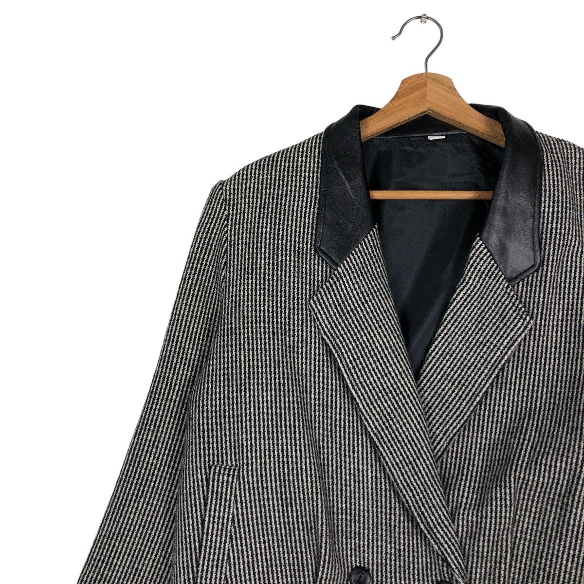 Japanese Brand 🔥Vintage Wool Jacket Bomber Herringbone Issey Miyake Japan Size US M / EU 48-50 / 2 - 7 Thumbnail