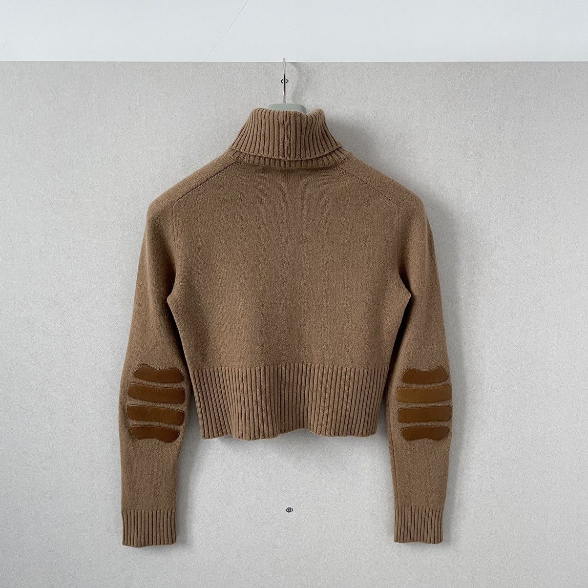 Prada prada cropped turtle neck wool sweater Size S / US 4 / IT 40 - 4 Thumbnail