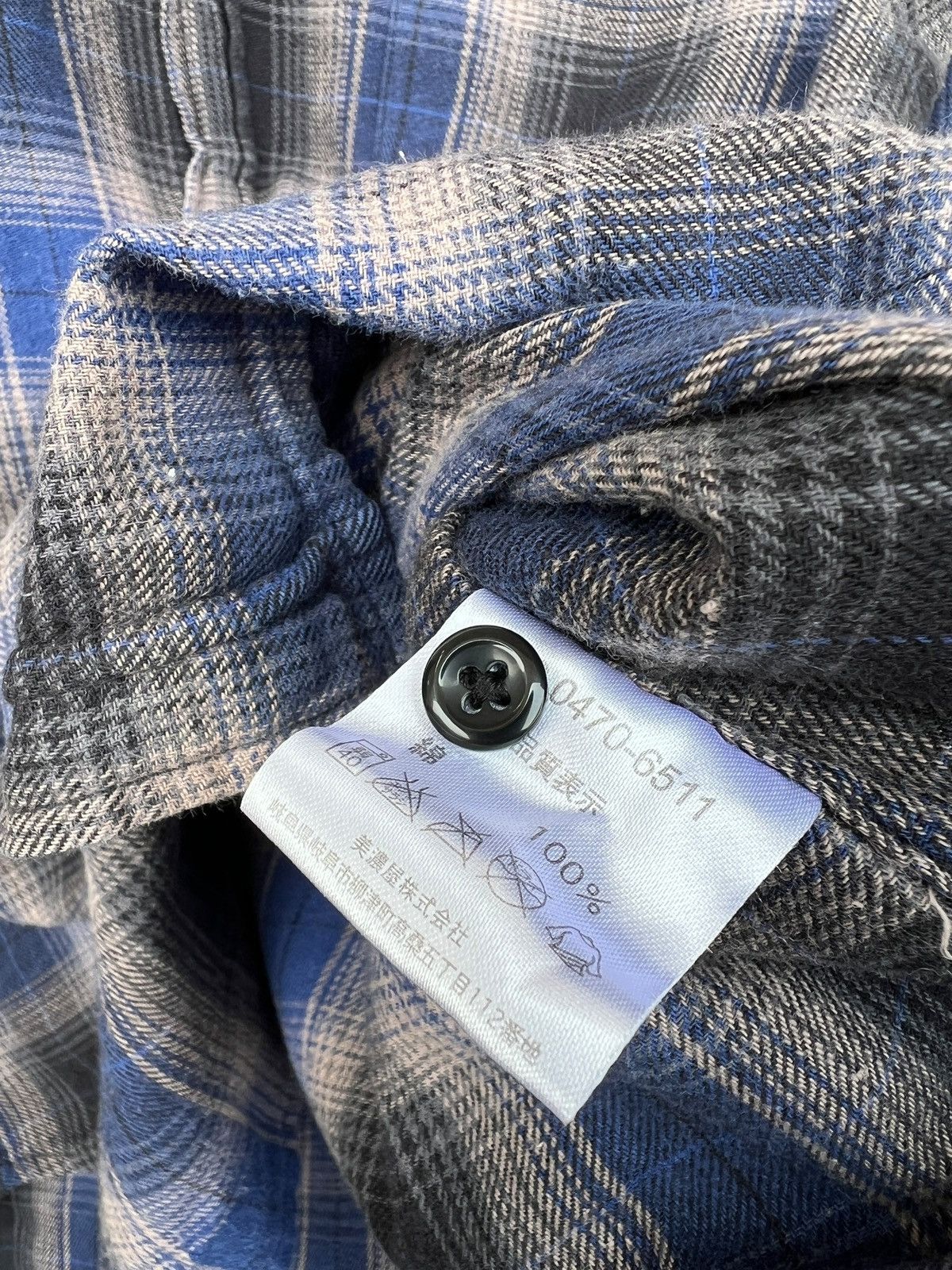 Von Dutch Von Dutch Blue Flannel Shirt Size US M / EU 48-50 / 2 - 4 Thumbnail
