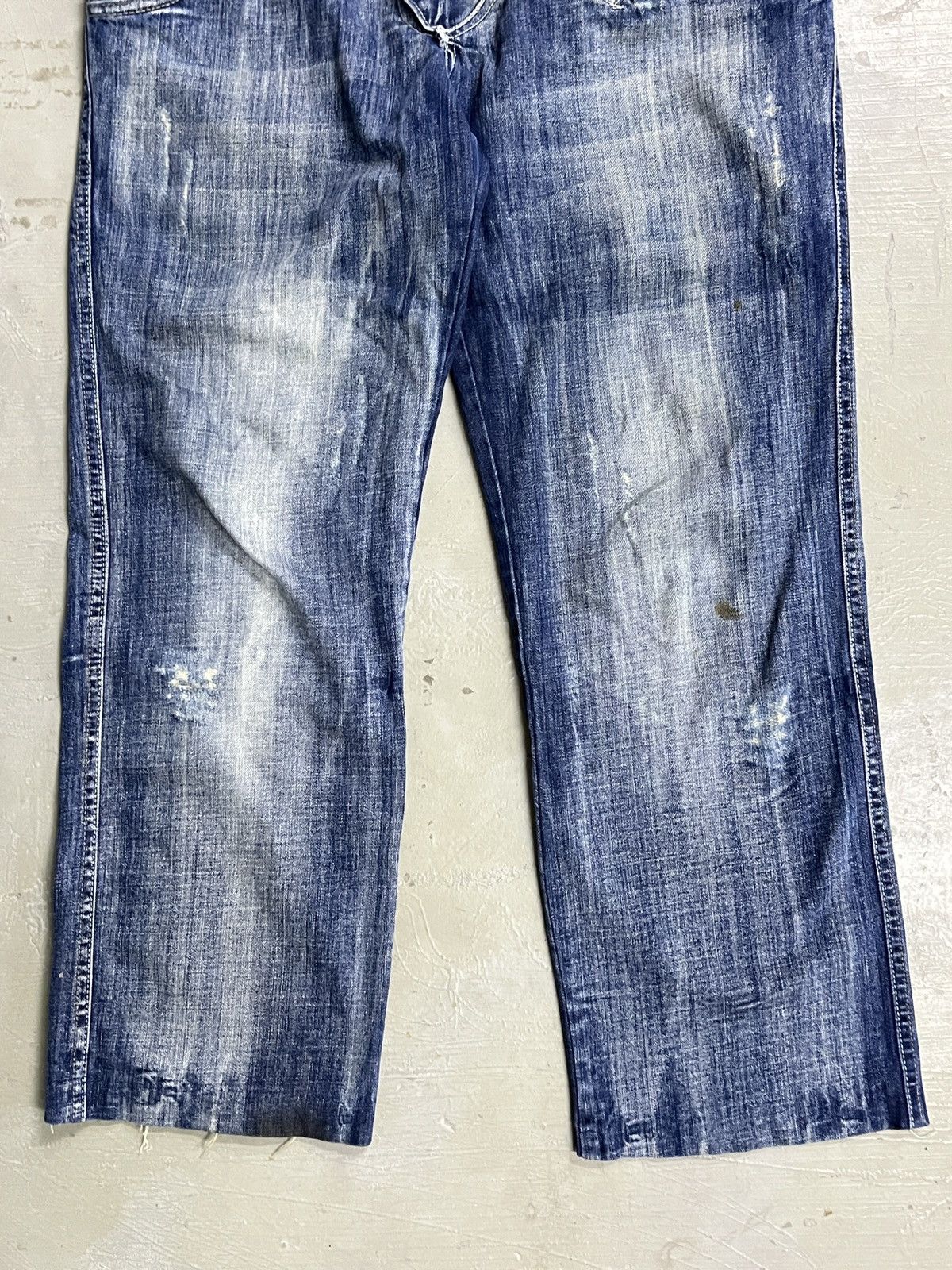Dirk Bikkembergs Dirk Bikkembergs Vintage Denim LGB style Tactical Pants Size US 34 / EU 50 - 2 Thumbnail