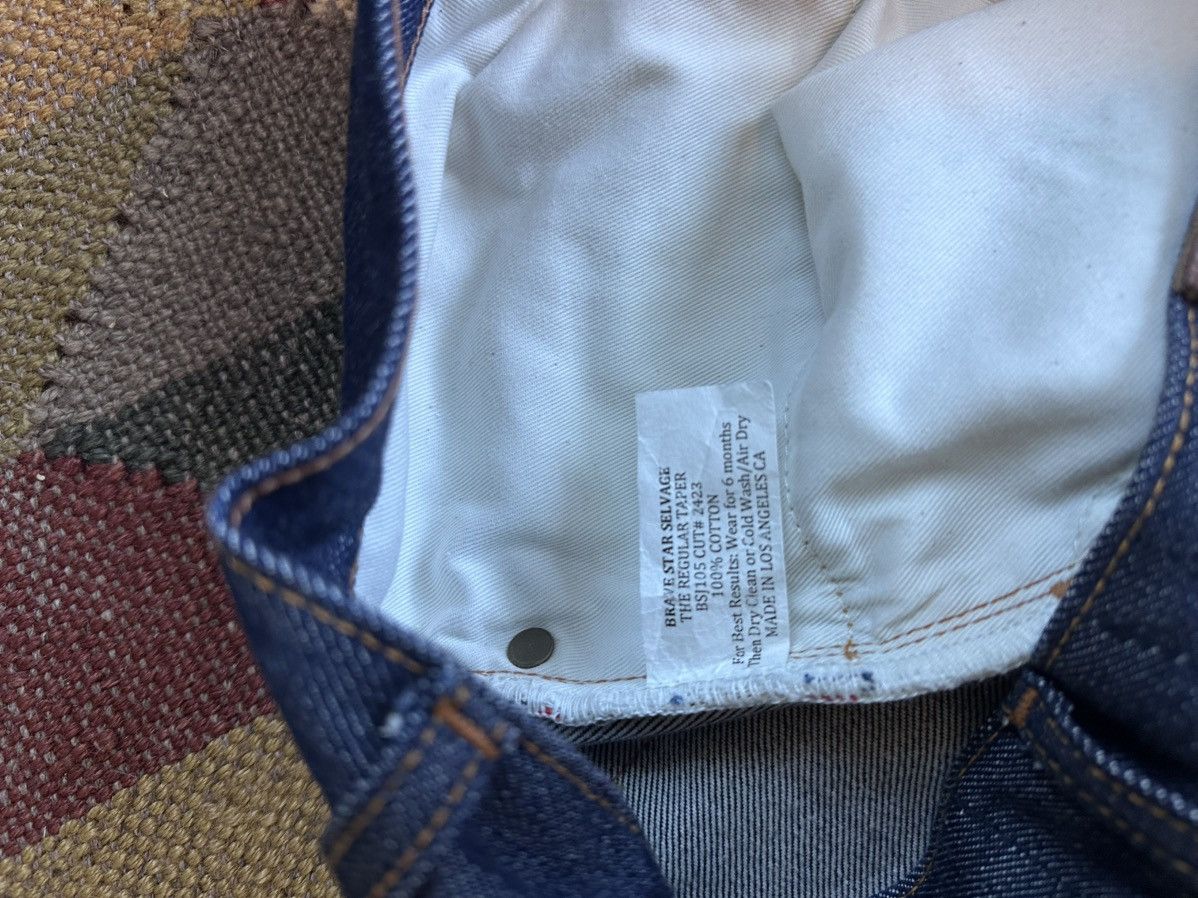 Brave Star Selvage BraveStar Selvage THE REGULAR TAPER BSJ105 CUT#2423 Size US 32 / EU 48 - 5 Thumbnail