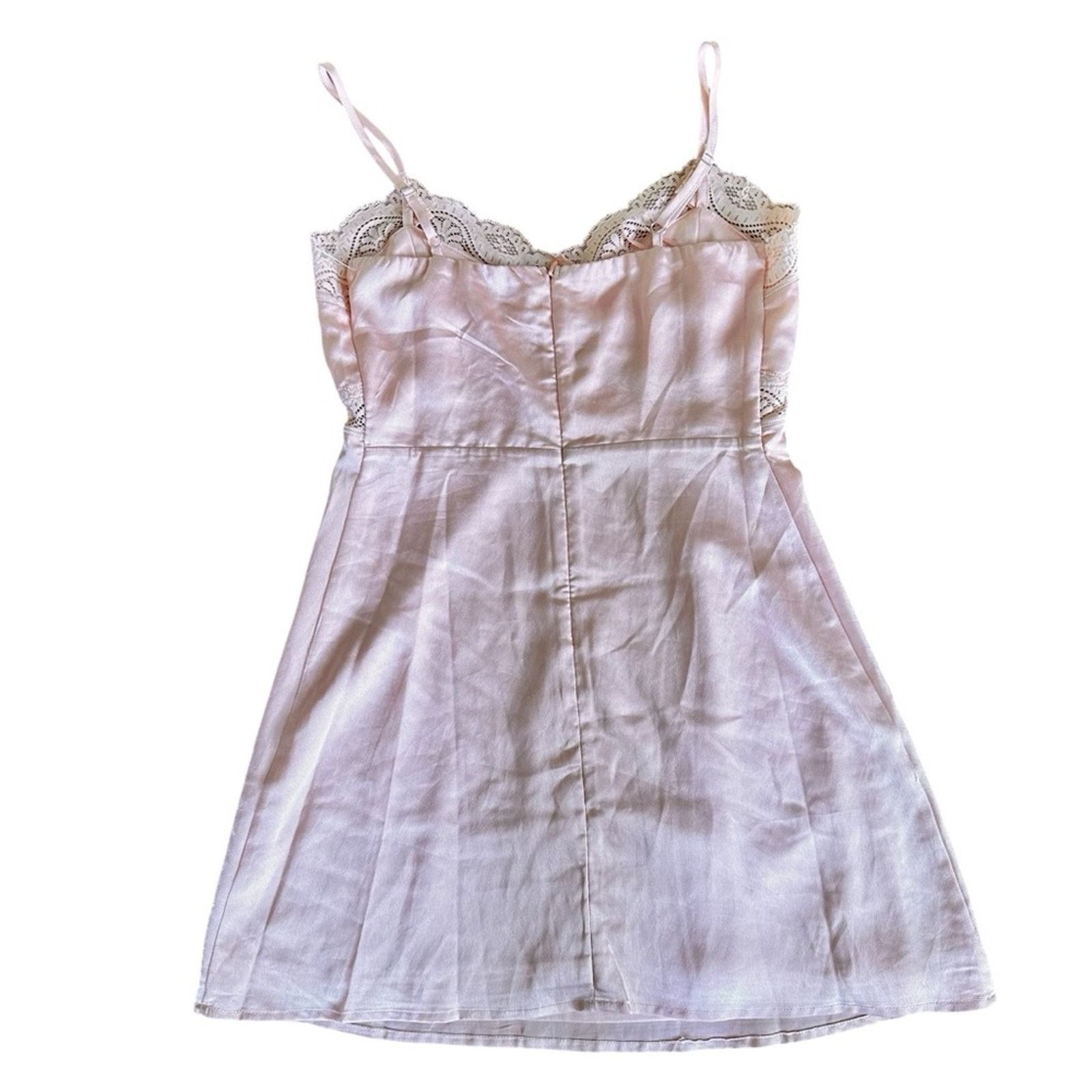 superdown Superdown Helena Lace Slip Dress – Nude Pink – Size S – EUC Size S / US 4 / IT 40 - 7 Thumbnail