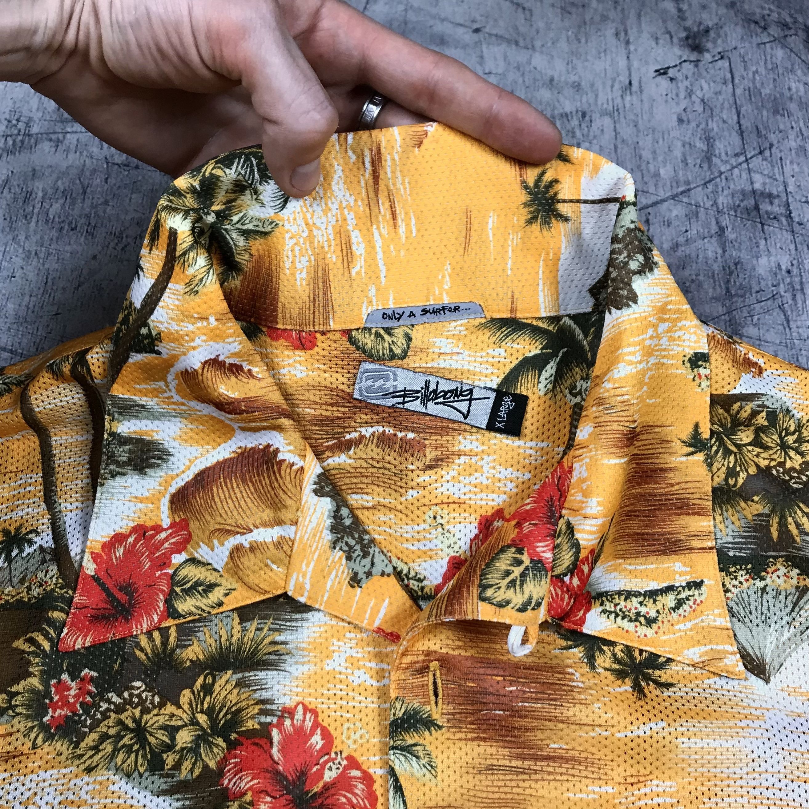Billabong Y2K Billabong Hong Kong Hawaii SS Shirt Size US XL / EU 56 / 4 - 6 Thumbnail