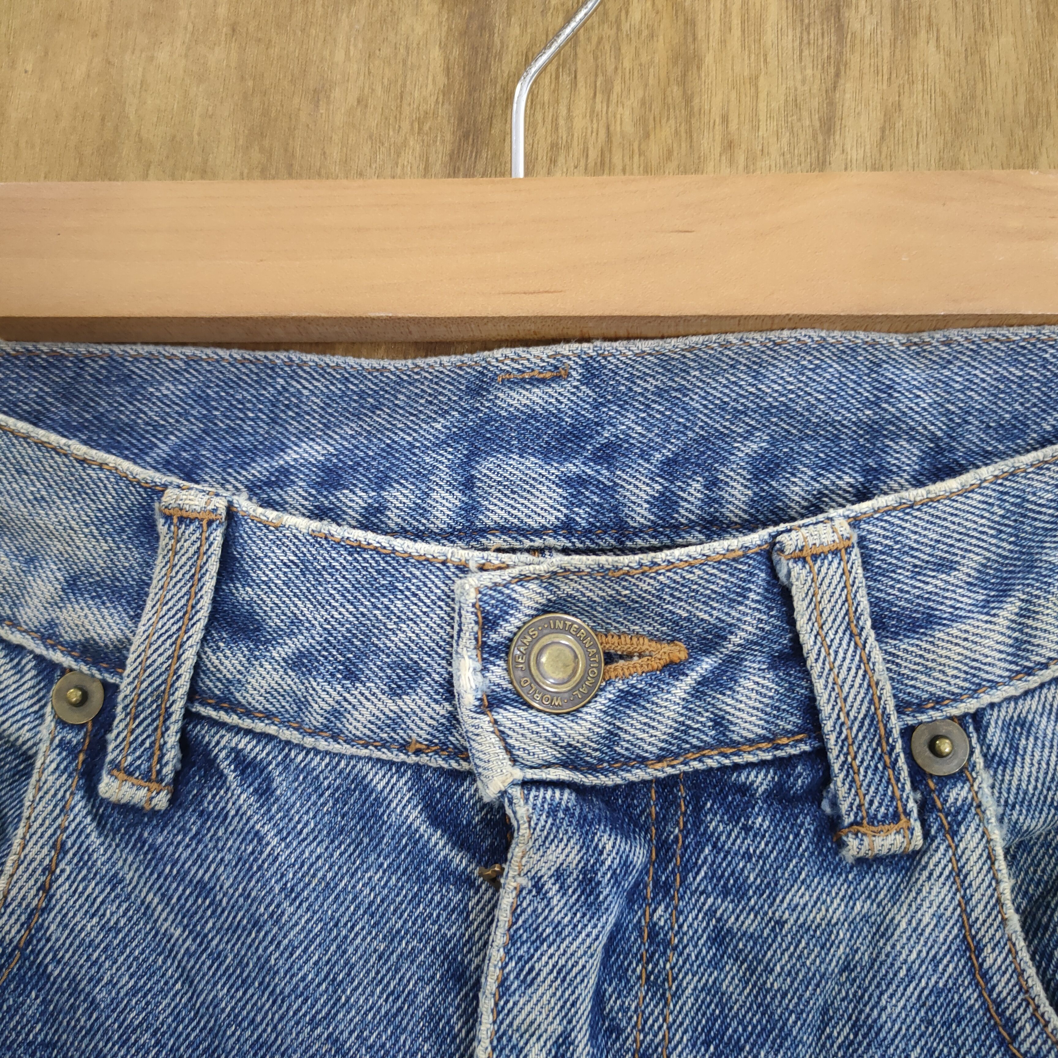 Pepsi 30×29 💥 VINTAGE PEPSI FADED DISTRESSED JEANS PANTS Size US 30 / EU 46 - 7 Thumbnail