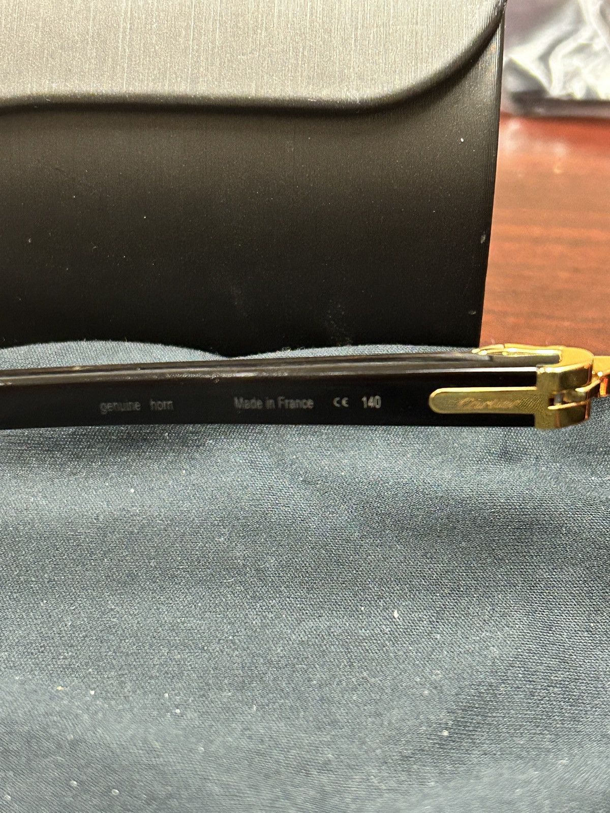 Cartier Cartier Buffalo Horn C Décor Sunglasses – Rare Buffs Size ONE SIZE - 11 Thumbnail