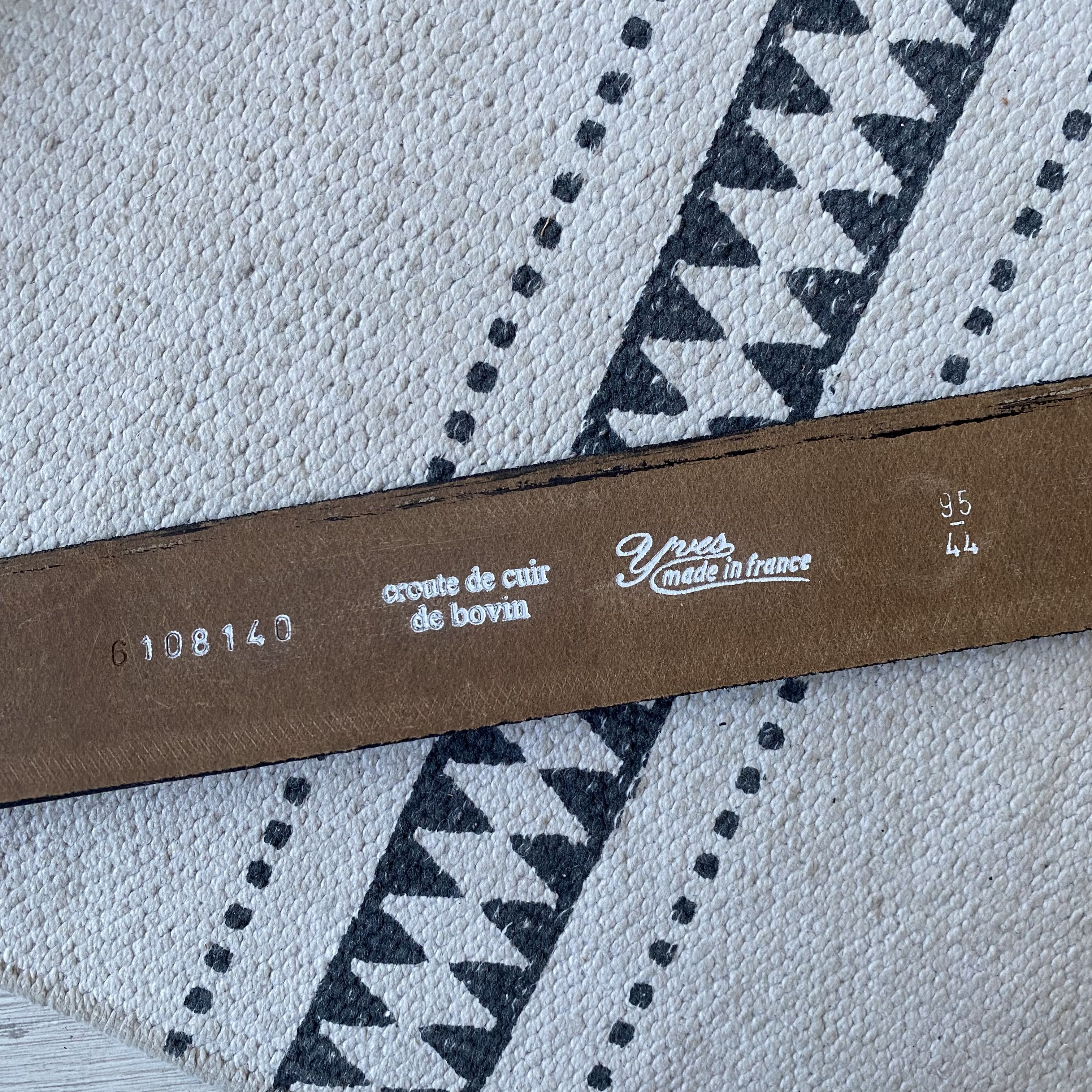 Polo Ralph Lauren Luxury Oldmoney French Designer Real leather belt Size 32 - 6 Thumbnail
