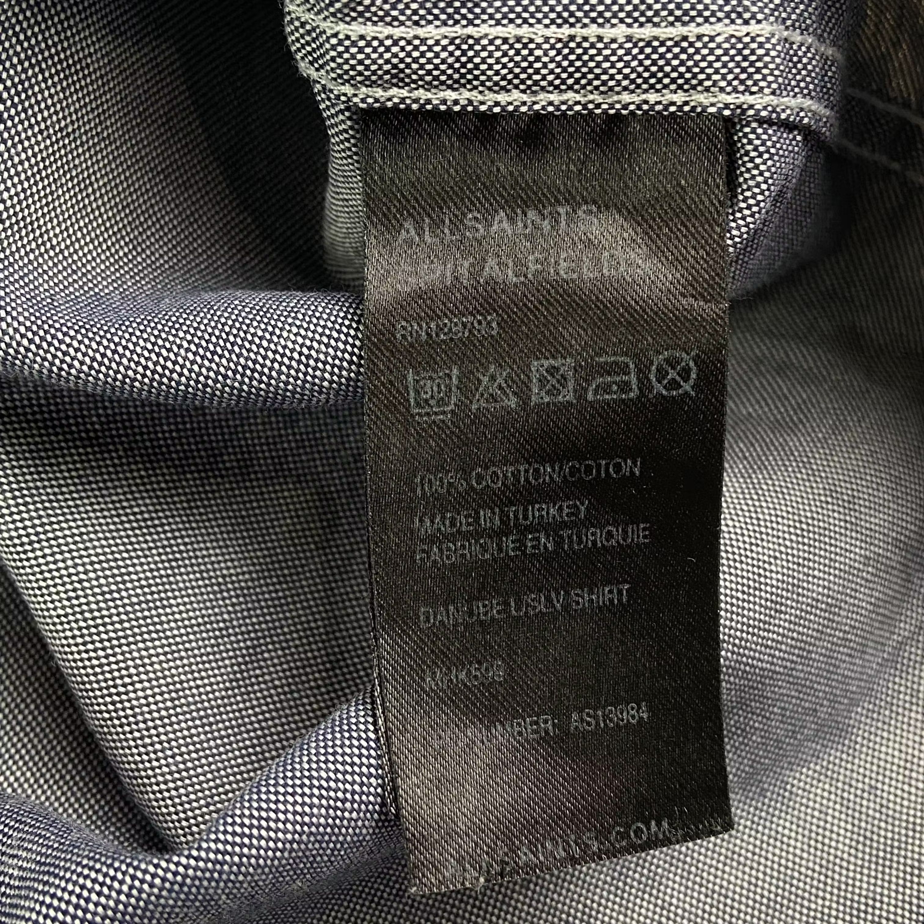 Allsaints Mens Shirt Long Sleeve Allsaints Size L Size US L / EU 52-54 / 3 - 5 Thumbnail