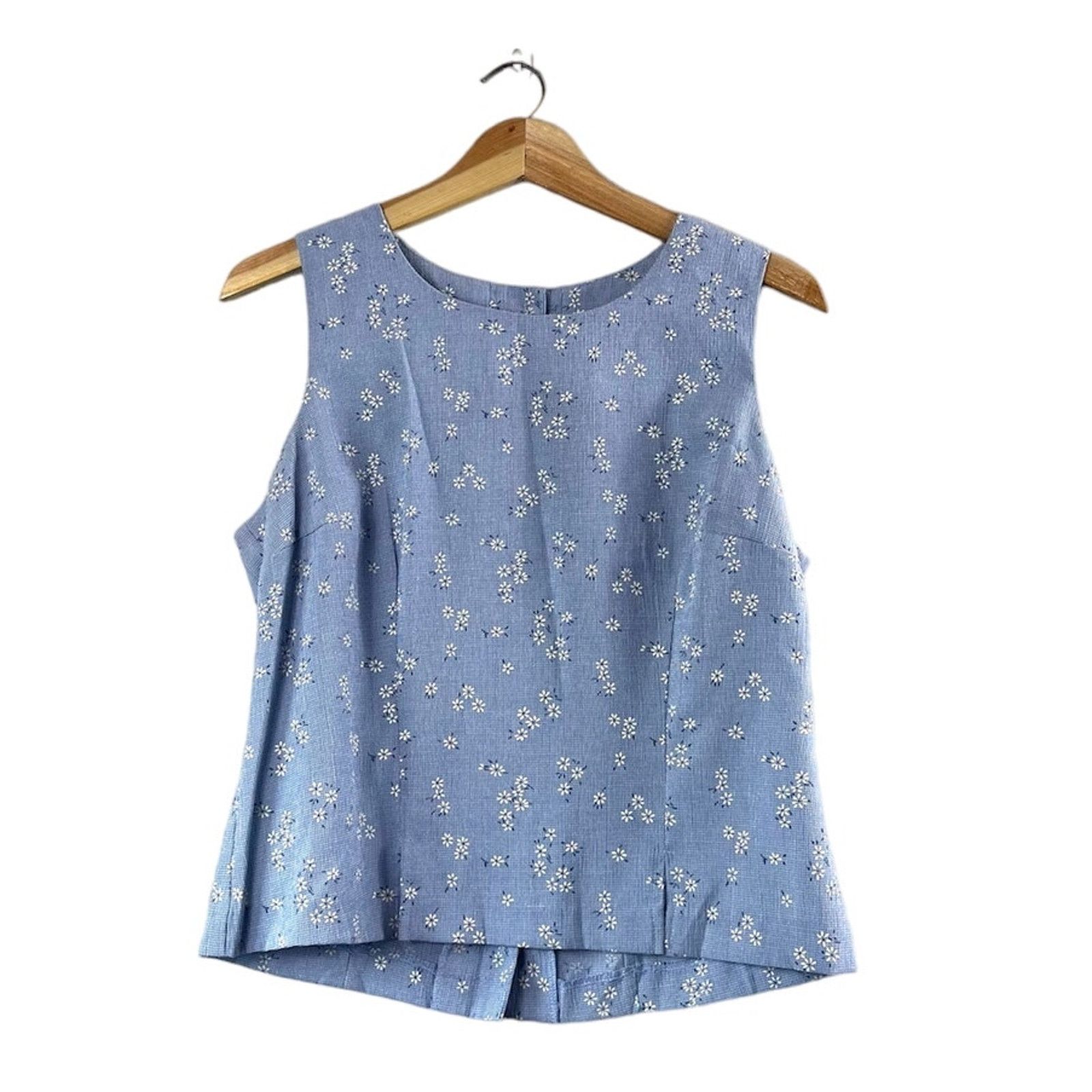 Vintage Vintage Button Back Floral T.R. Bentley Tank 13/14 Size XL / US 12-14 / IT 48-50 - 1 Thumbnail