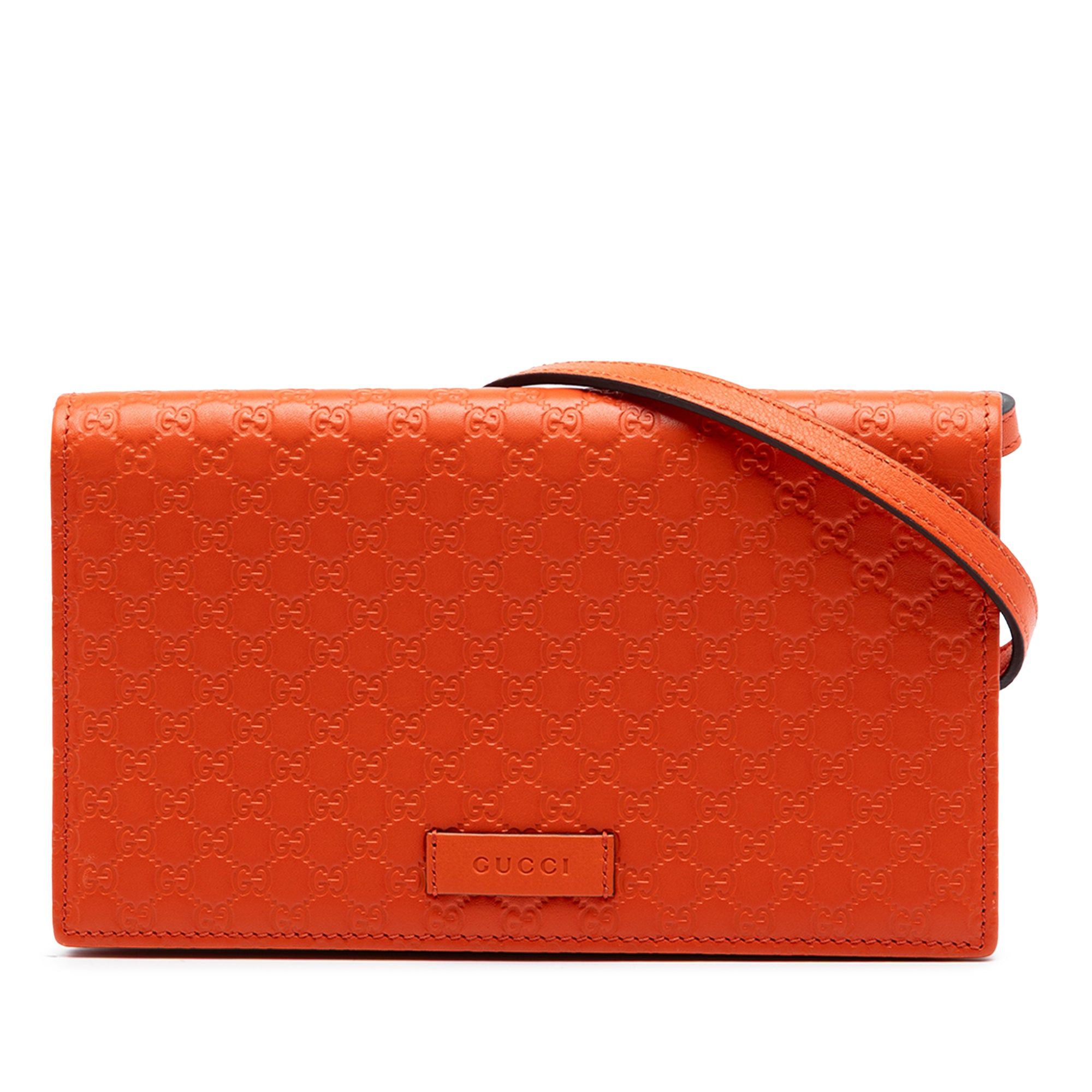 Gucci Microguccissima Wallet on Strap Size ONE SIZE - 1 Thumbnail