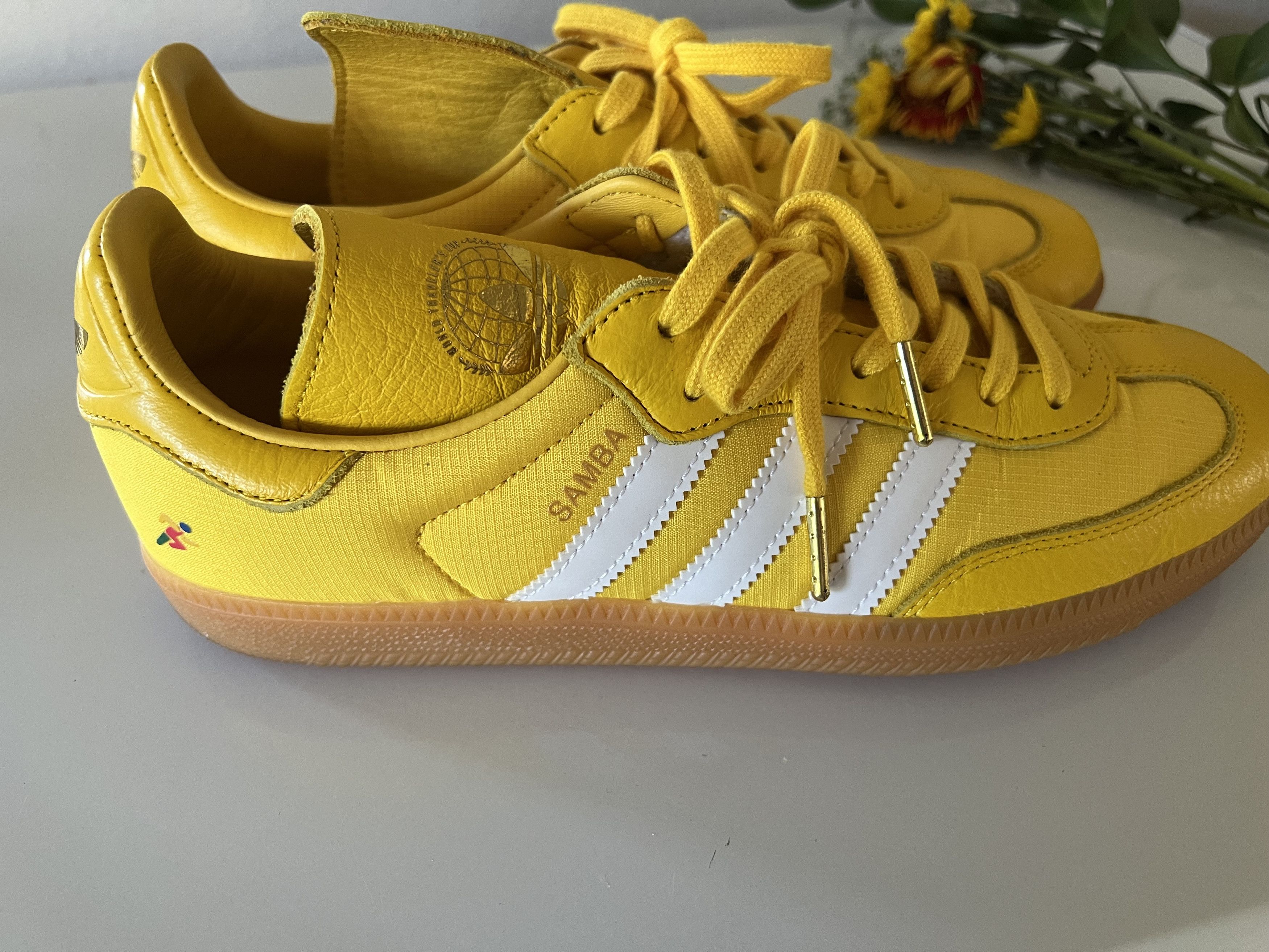 Adidas Adidas Samba OG Oyster Yellow Size US 8.5 / EU 41-42 - 3 Thumbnail