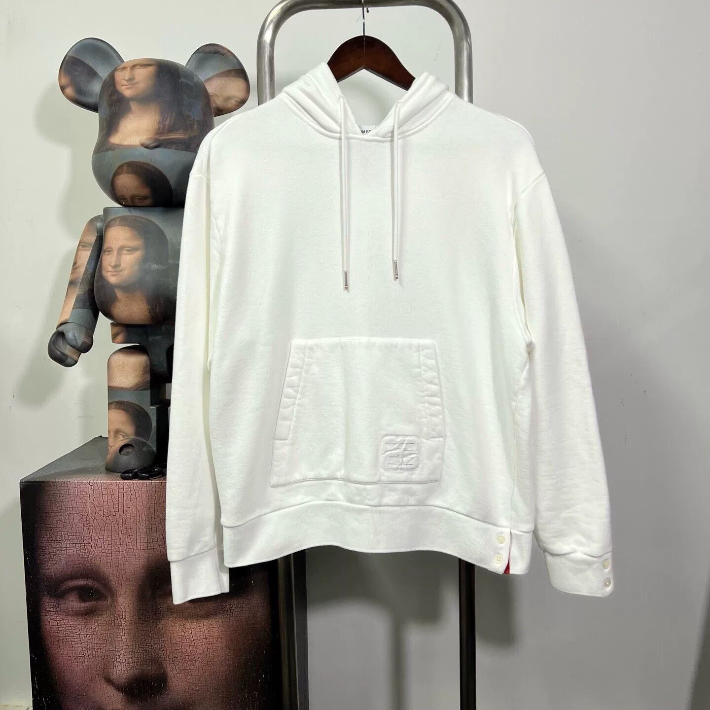 Thom Browne Thom Browne RWB Stripe White Hoodie Size 3 Size US L / EU 52-54 / 3 - 1 Thumbnail