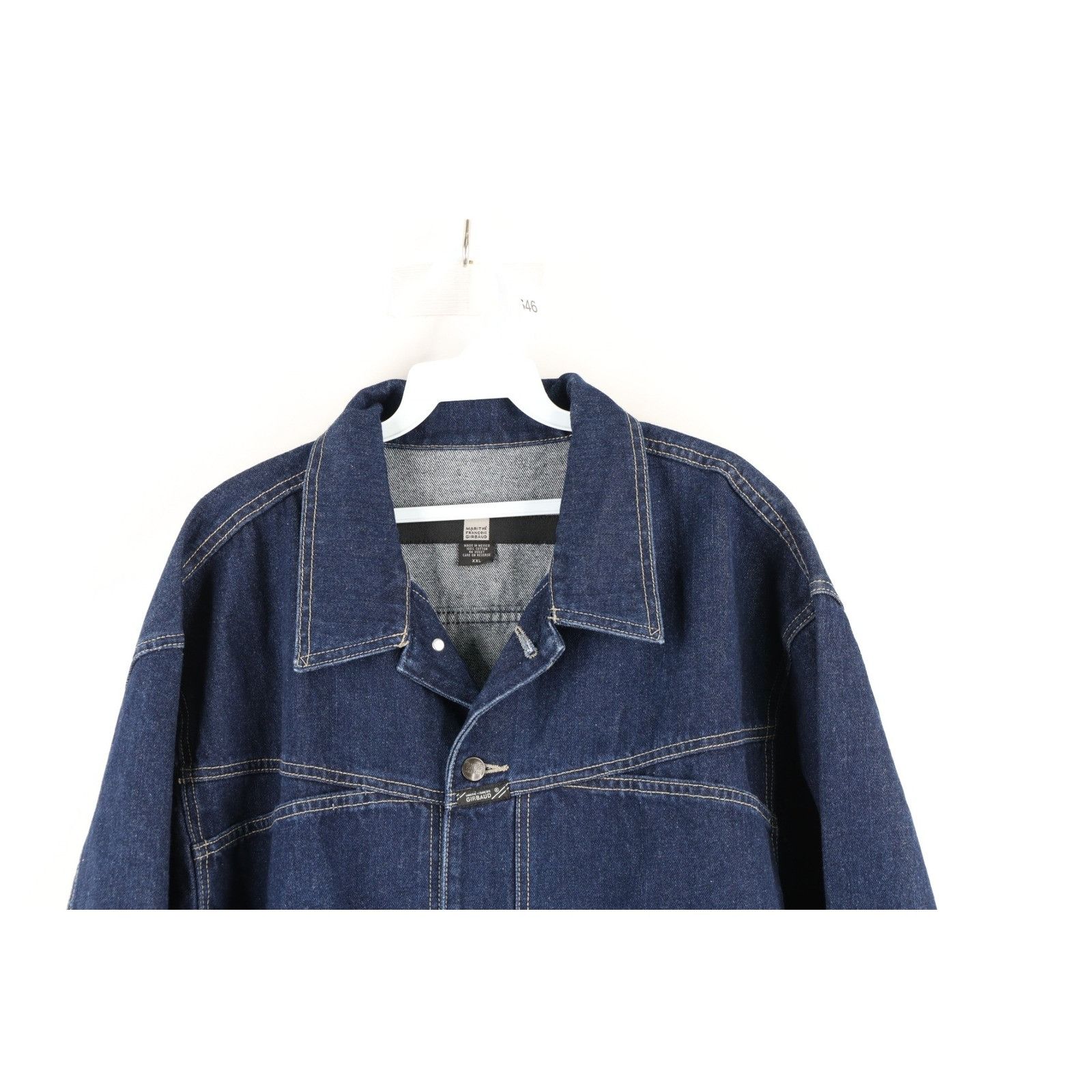 Marithe + Francois Girbaud × Vintage NOS Vintage 90s Marithe Francois Girbaud Denim Jacket Size US XXL / EU 58 / 5 - 2 Thumbnail