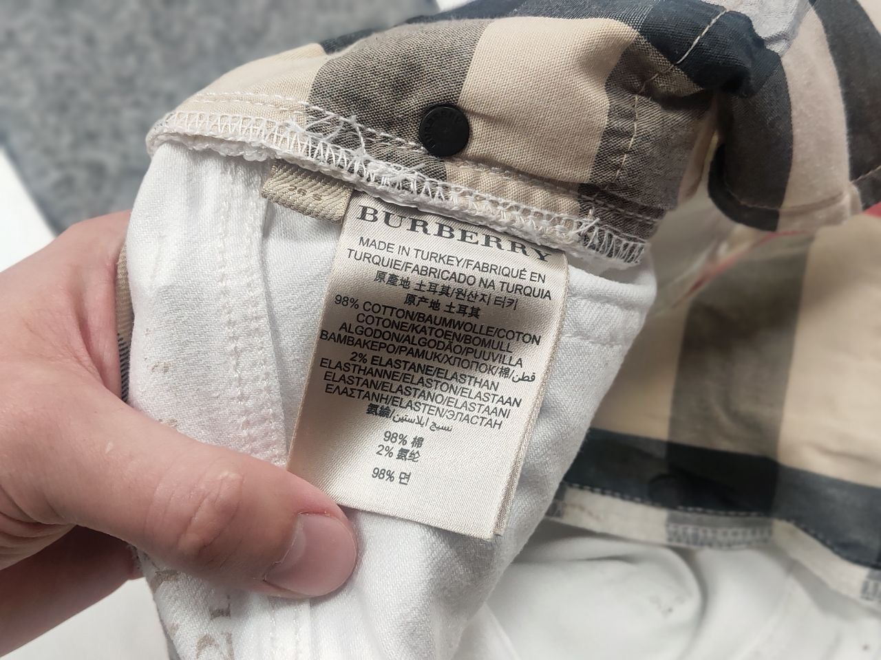 Burberry Burberry Brit nova check kensington Skinny Fit Denim Jeans Size 26" / US 2 / IT 38 - 14 Thumbnail