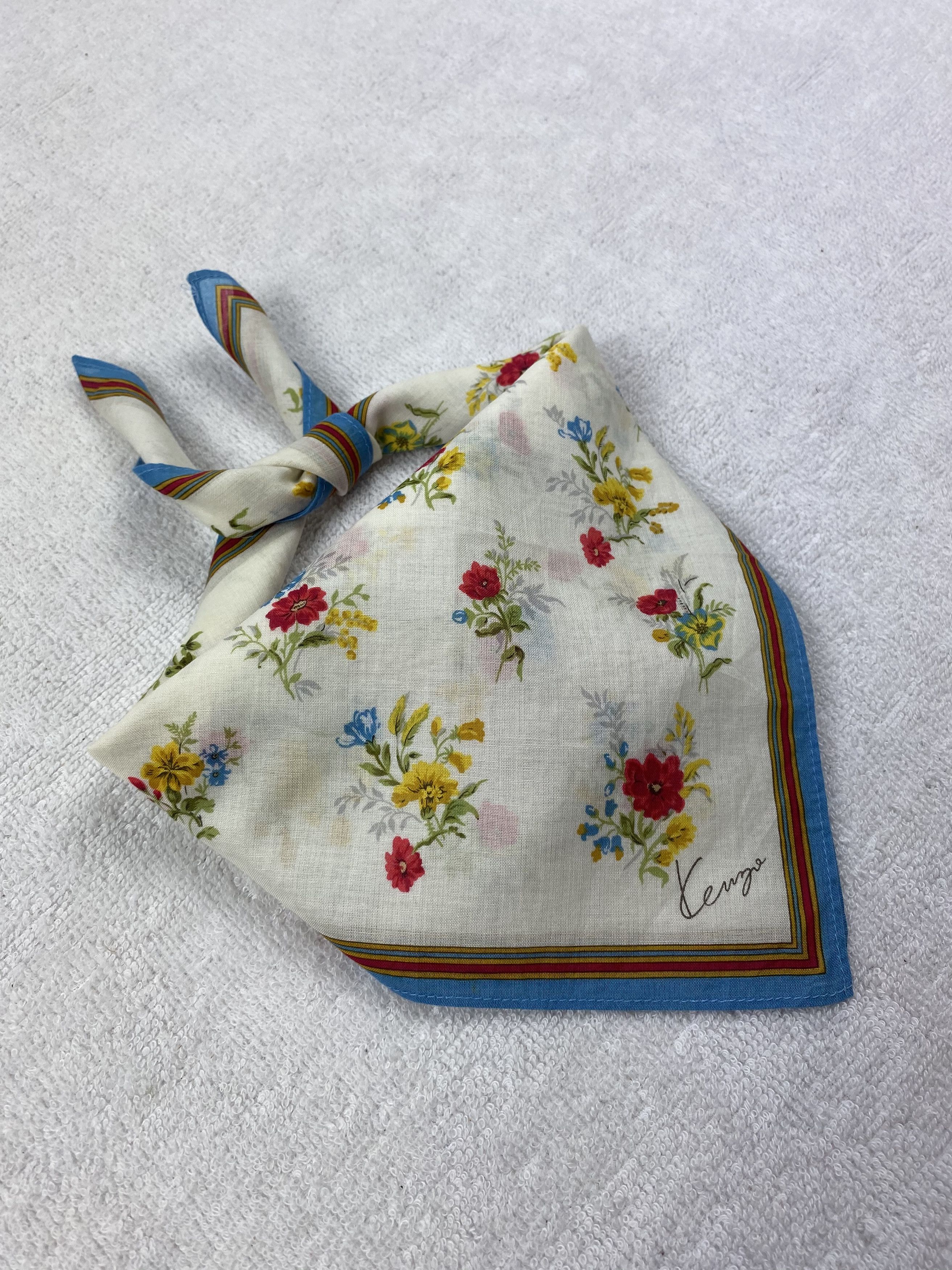 Kenzo × Vintage Kenzo Handkerchief / Bandana / Neckerchief Size ONE SIZE - 1 Thumbnail