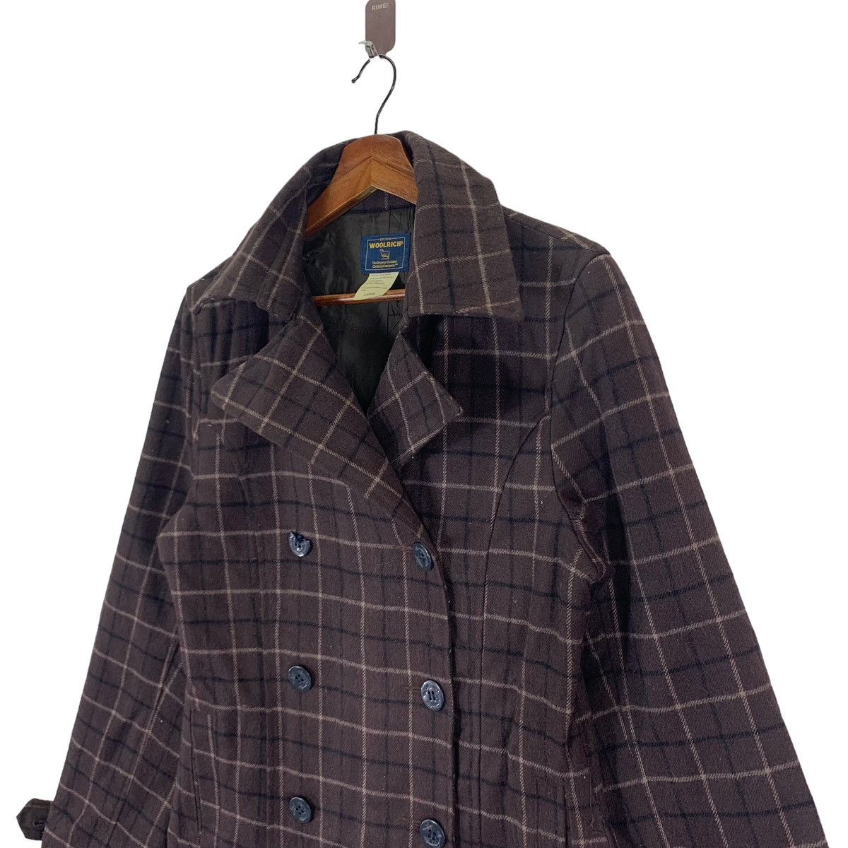 Woolrich Woolen Mills VINTAGE WOMEN WOOLRICH DOUBLE COLLOR JACKET Size L / US 10 / IT 46 - 3 Thumbnail
