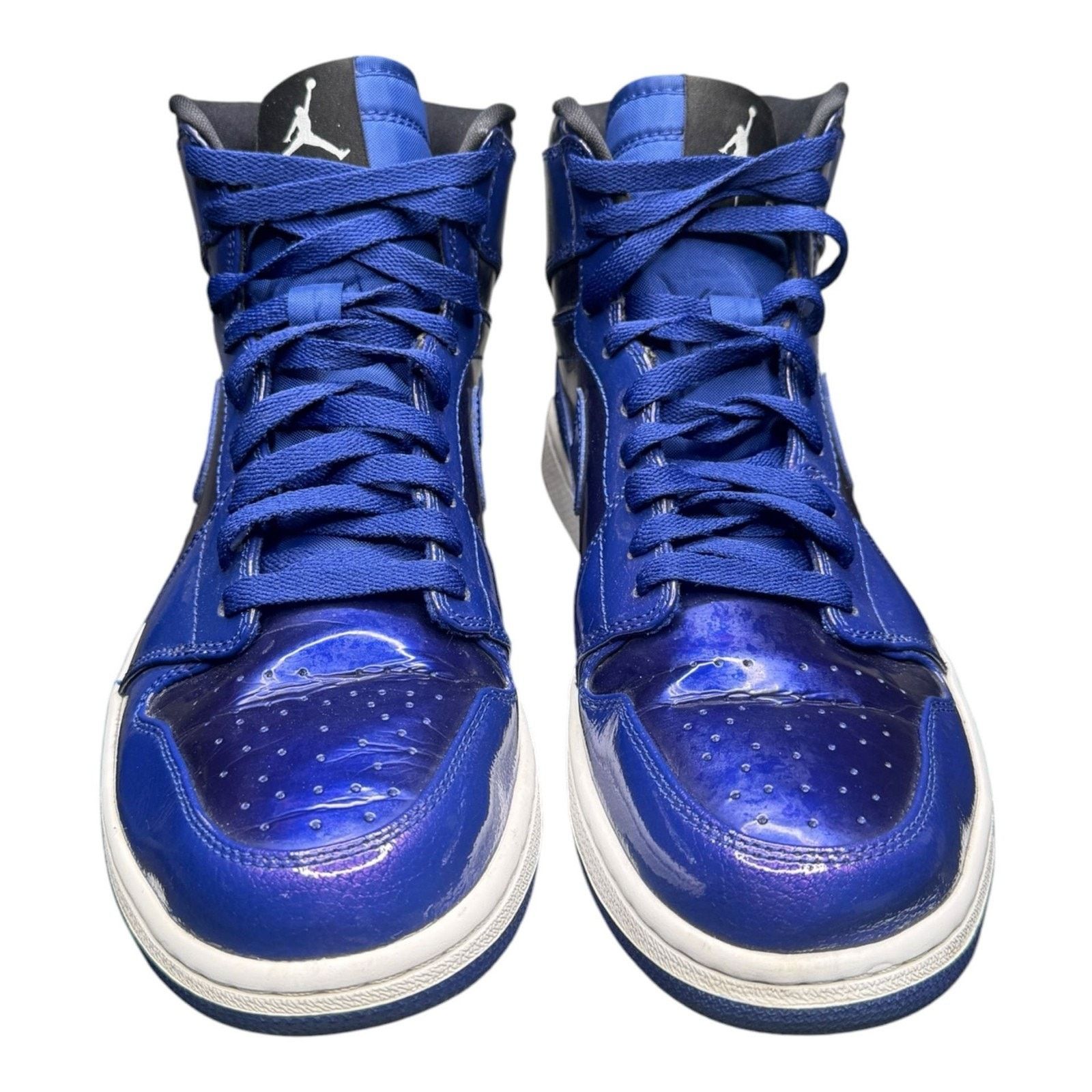 Nike Nike Air Jordan 1 Retro High Deep Royal Blue Patent Leather Size US 10.5 / EU 43-44 - 2 Thumbnail