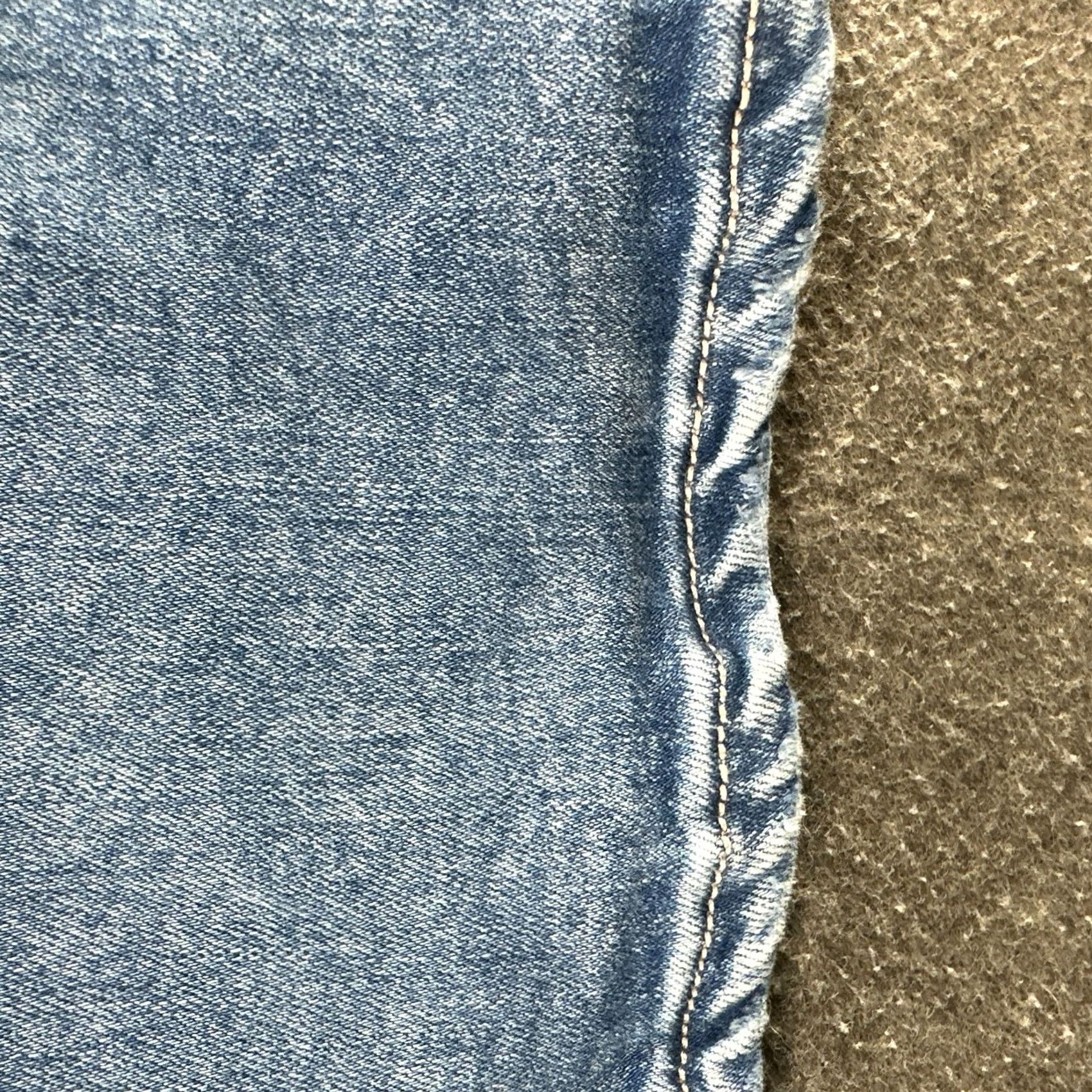 American Eagle Outfitters American Eagle Outfitters Jeans Womens 12 Blue Super Hi Rise Flare Stretch Distressed Regular 5-Pocket Denim Inseam 33 Size 34" / US 12 / IT 48 - 6 Thumbnail