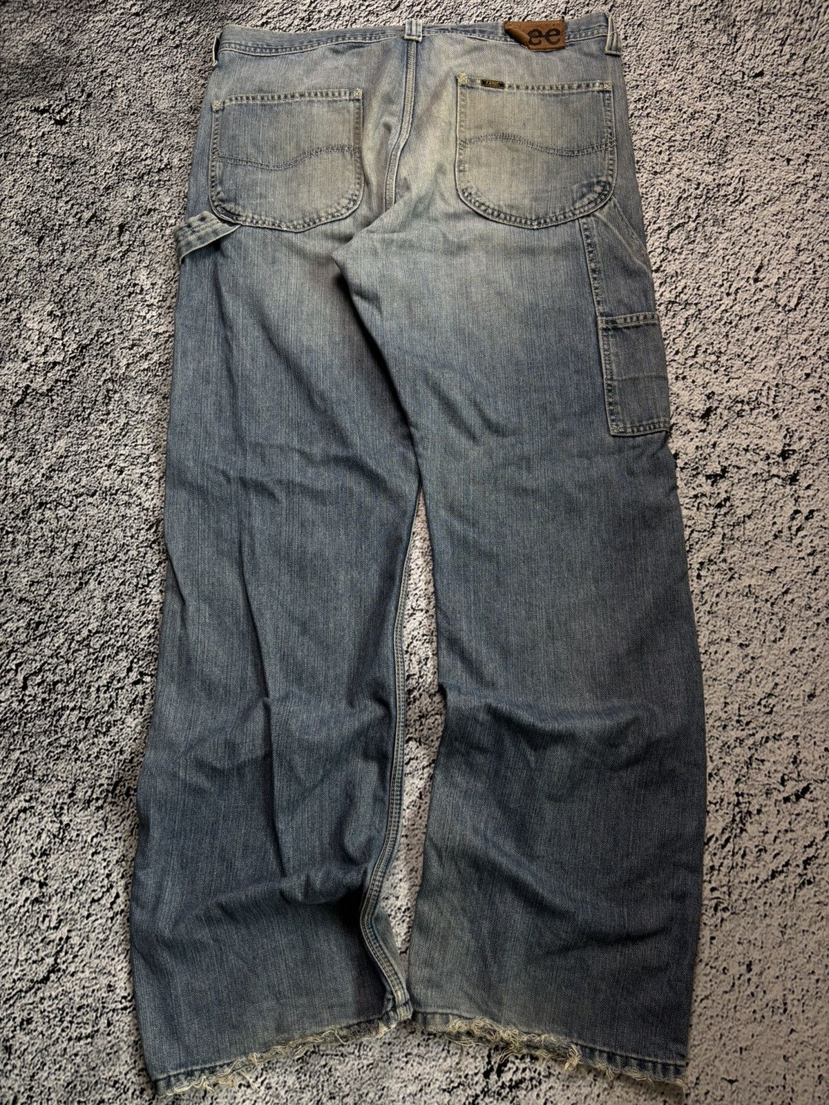 Lee × Vintage Distressed baggy 90s Lee denim jeans y2k skate style Size US 36 / EU 52 - 9 Thumbnail