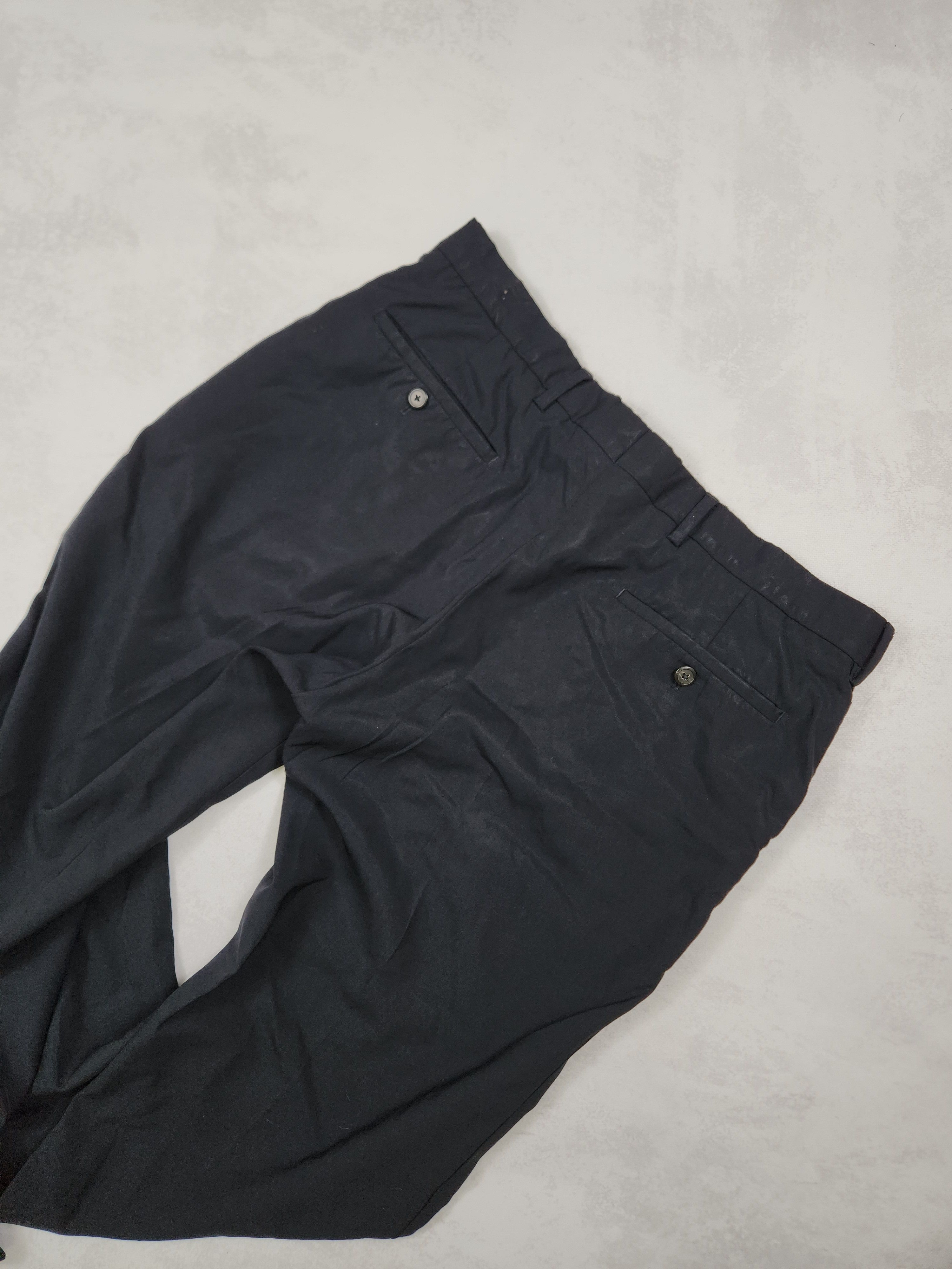 Prada Prada Dark Navy Classic Formal Pants Trousers Size US 34 / EU 50 - 4 Thumbnail