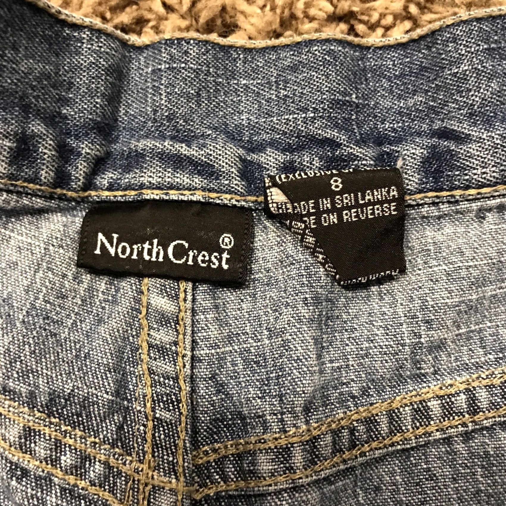 Denime Northcrest Denim Shorts Womens Size 8 Cotton Blue Regular Inseam 4” Flat Front Casual Vintage? No Size 30" / US 8 / IT 44 - 2 Thumbnail