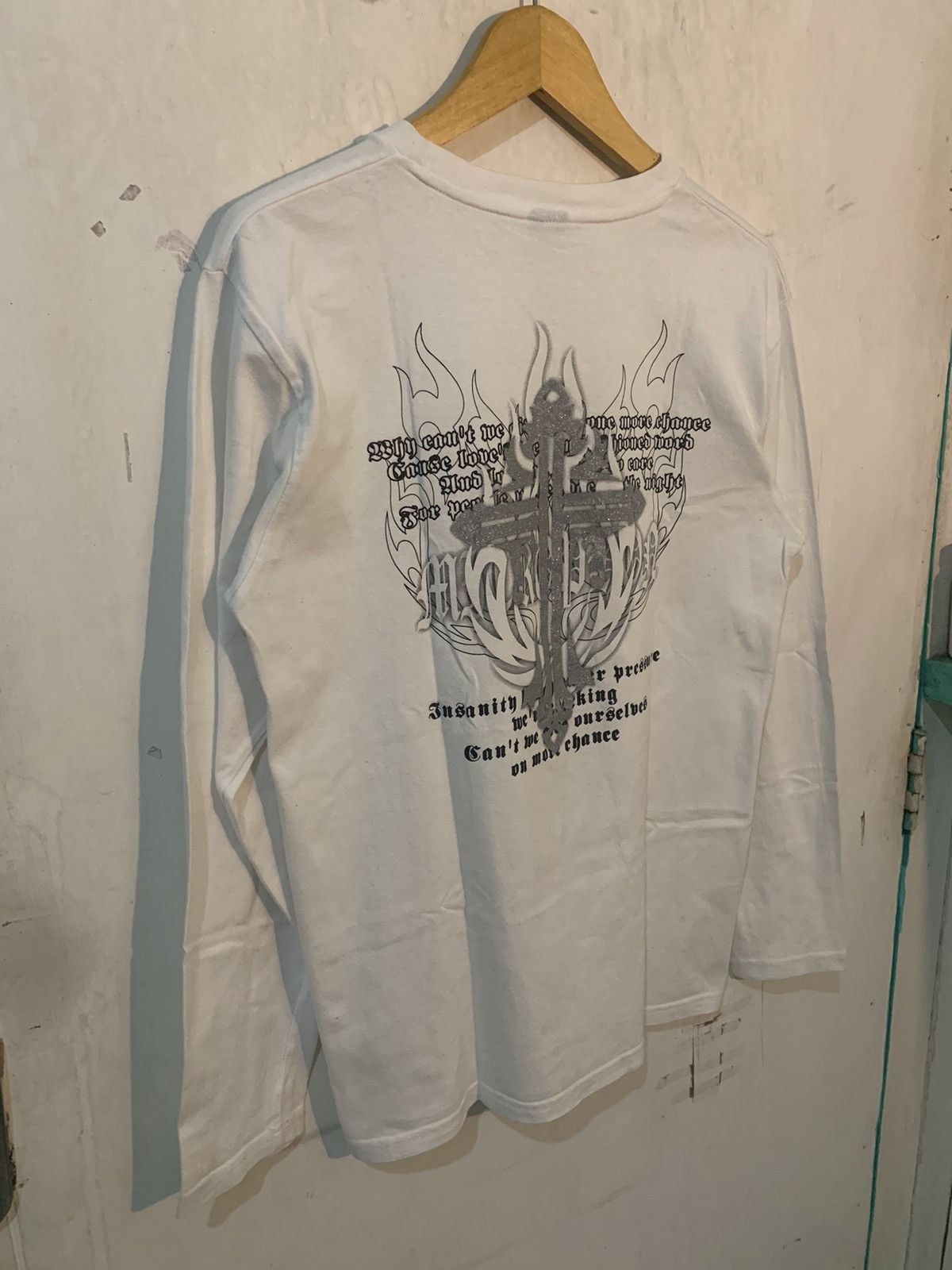 14th Addiction × If Six Was Nine × Yasuyuki Ishii Japanese poem Beaumere the burning cross Size US L / EU 52-54 / 3 - 6 Thumbnail