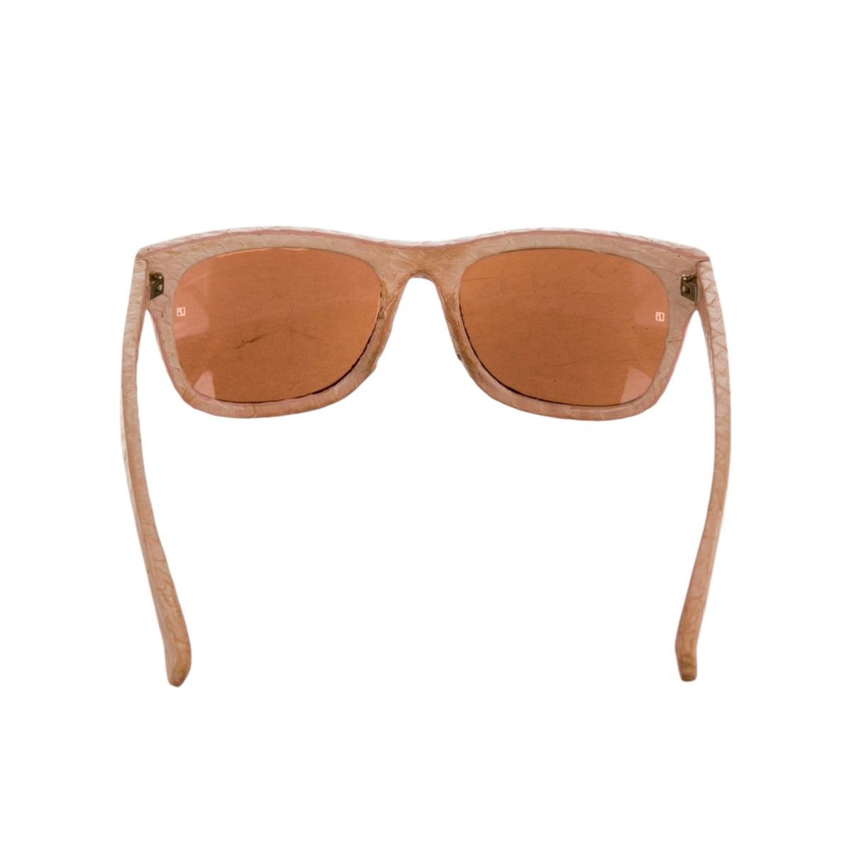 Linda Farrow Python leather sunglasses Size ONE SIZE - 3 Thumbnail
