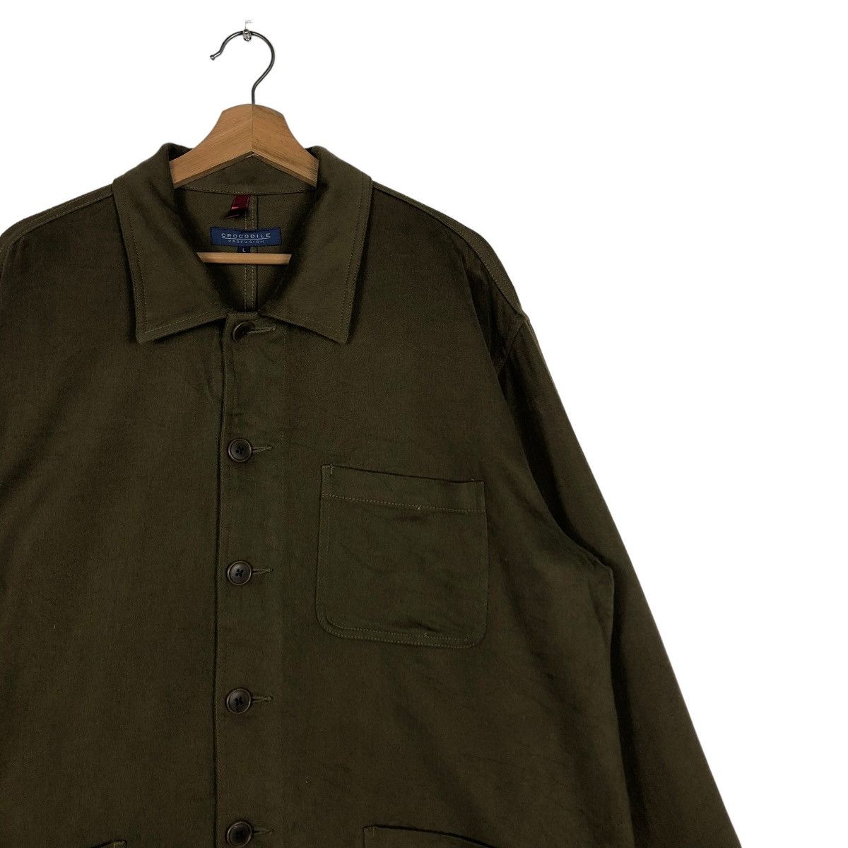Japanese Brand × Vintage 🔥VINTAGE CHORE WORK JACKET CROCODILE POCKET ISSEY MIYAKE Size US L / EU 52-54 / 3 - 8 Thumbnail