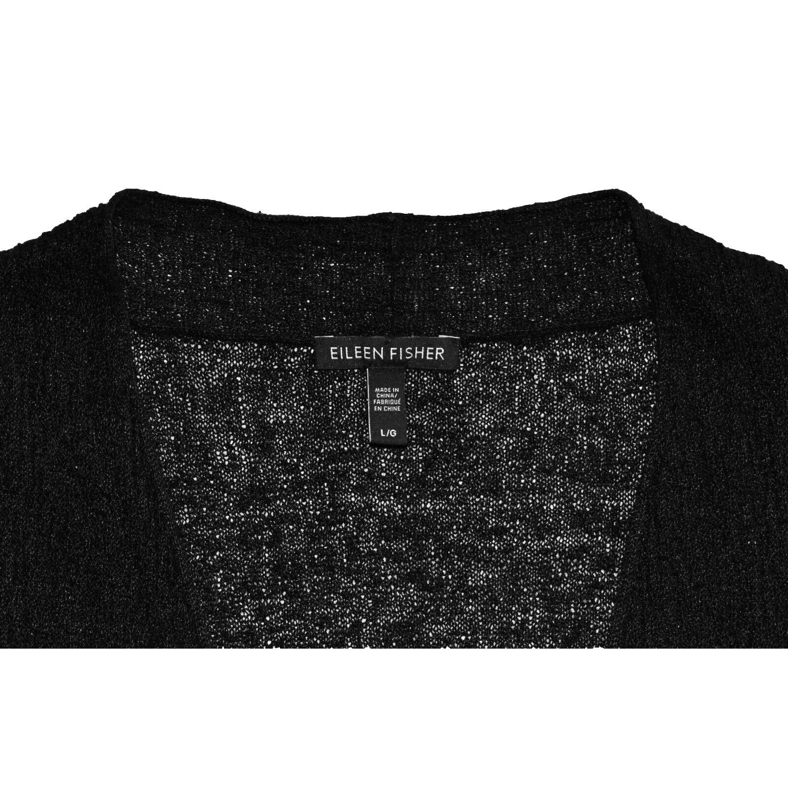 Eileen Fisher EILEEN FISHER Viscose Open Front Long Cardigan Sweater Sz L Size L / US 10 / IT 46 - 5 Thumbnail