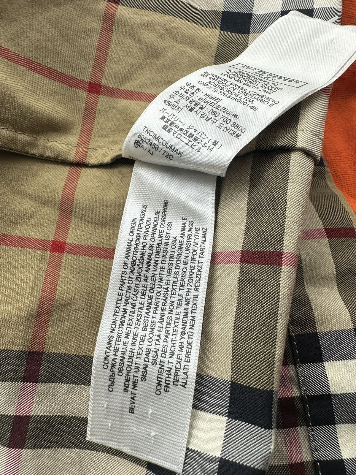 Burberry Checked Burberry Light Jacket Red Lettering Size Small Size US S / EU 44-46 / 1 - 9 Thumbnail