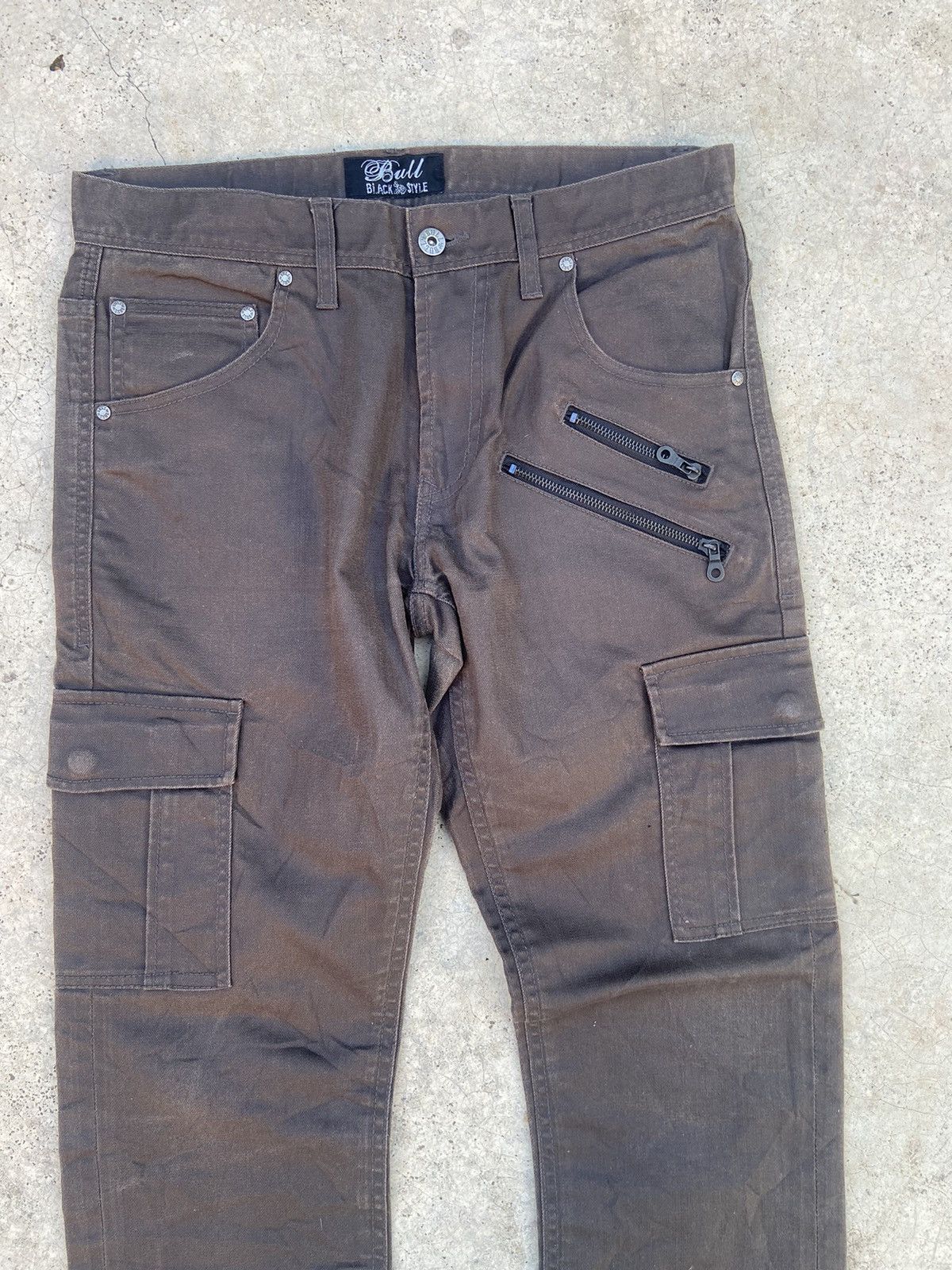 PPFM Bulls Black Style cargo pants lgb Size US 32 / EU 48 - 2 Thumbnail
