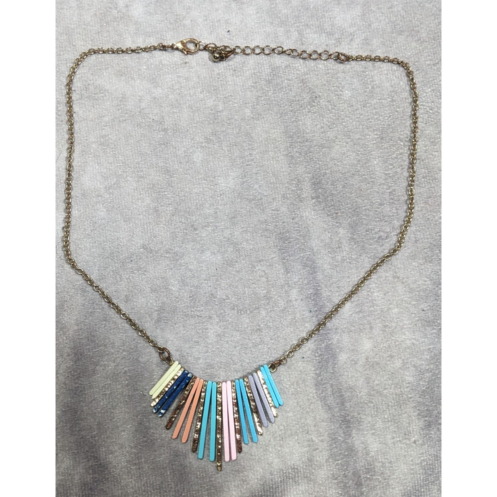 Other Bohemian Rainbow Cascading Key Fringe Pendant Necklace Size ONE SIZE - 8 Thumbnail