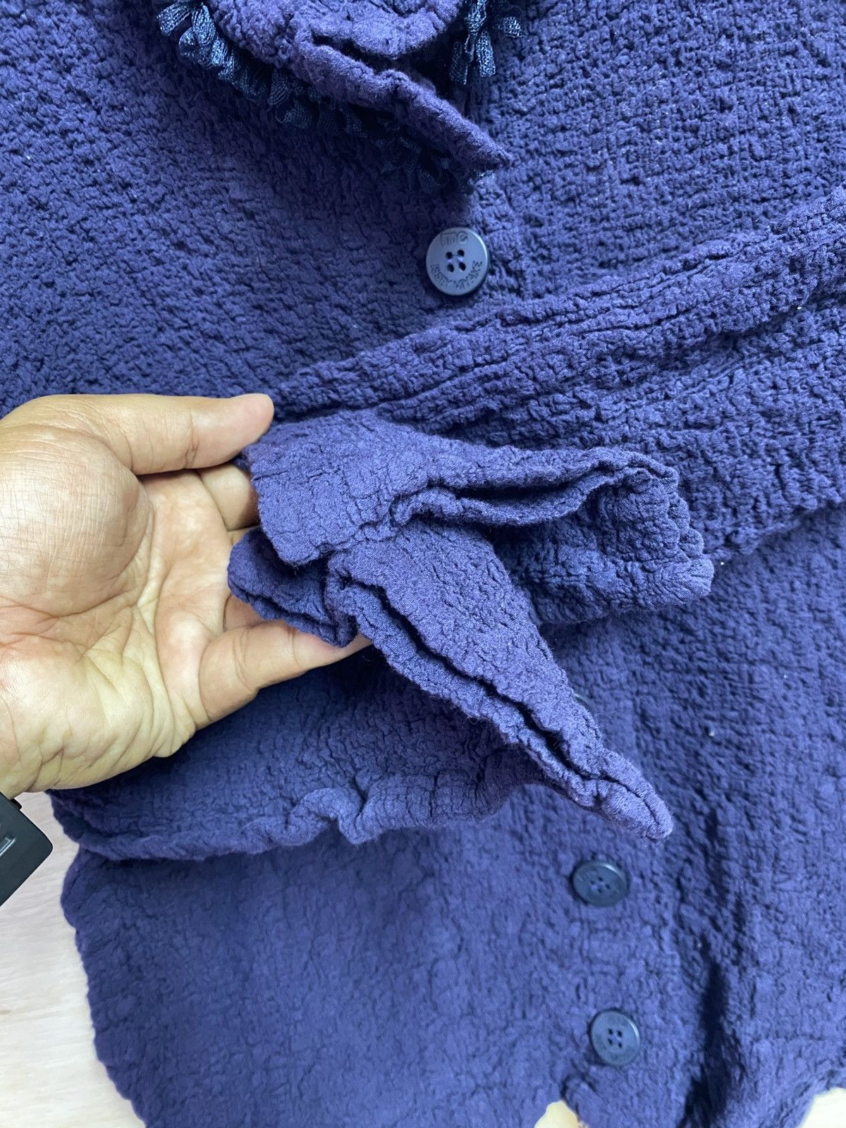 Issey Miyake vintage Issey Miyake Cauliflower wrinkle process jacket Size ONE SIZE - 4 Thumbnail